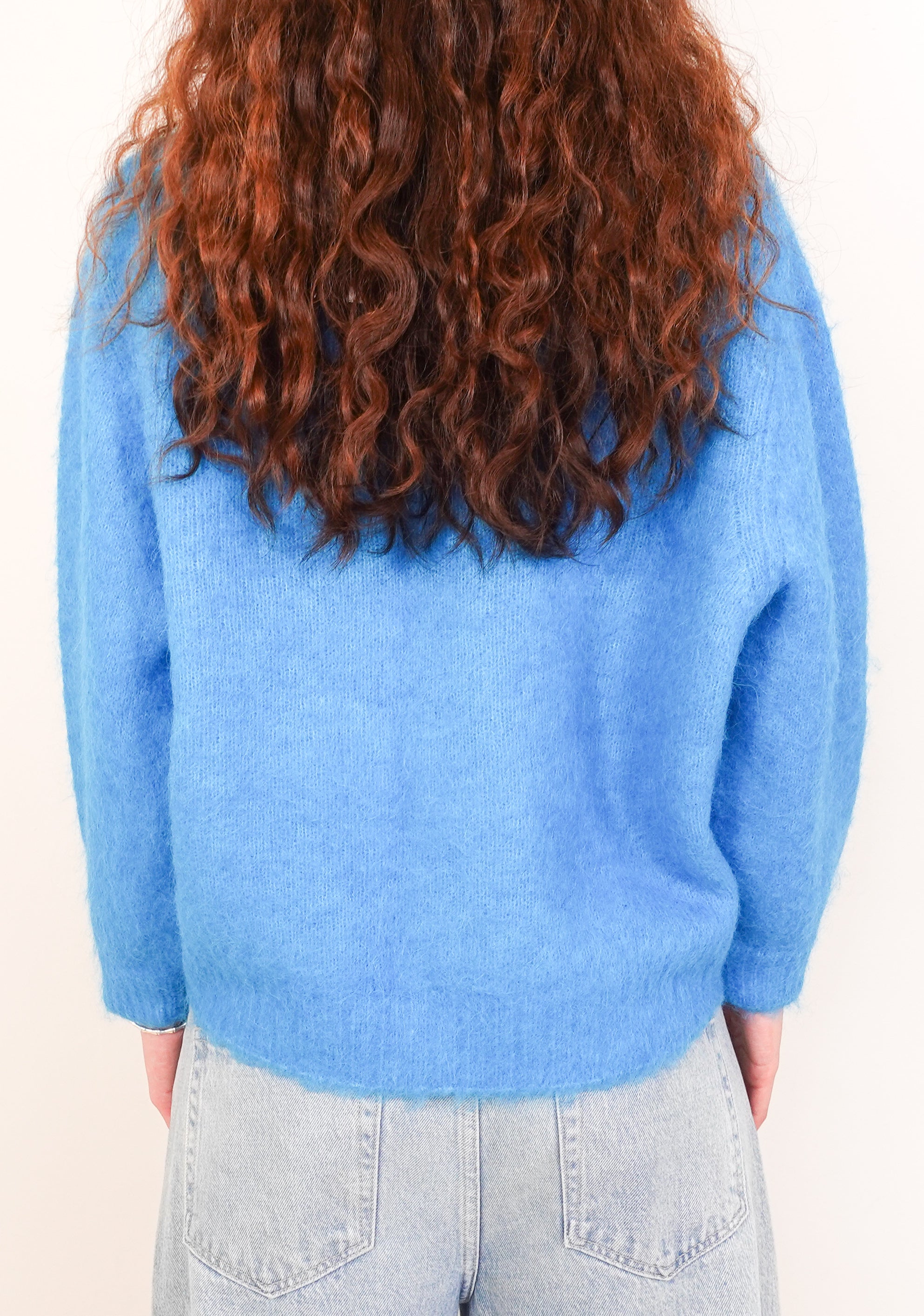 Vibrant blue sweater RRP £155