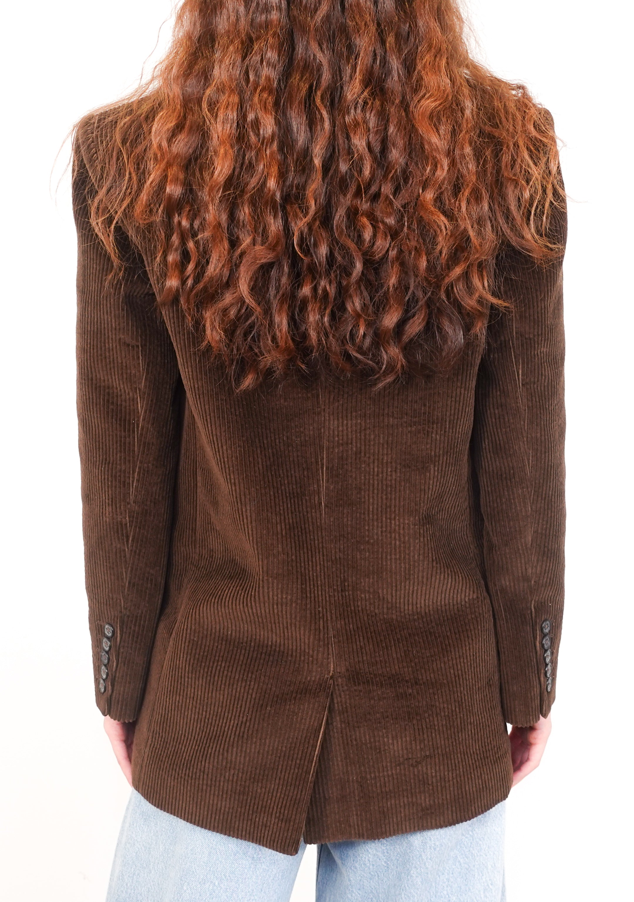 Brown corduroy blazer RRP £750