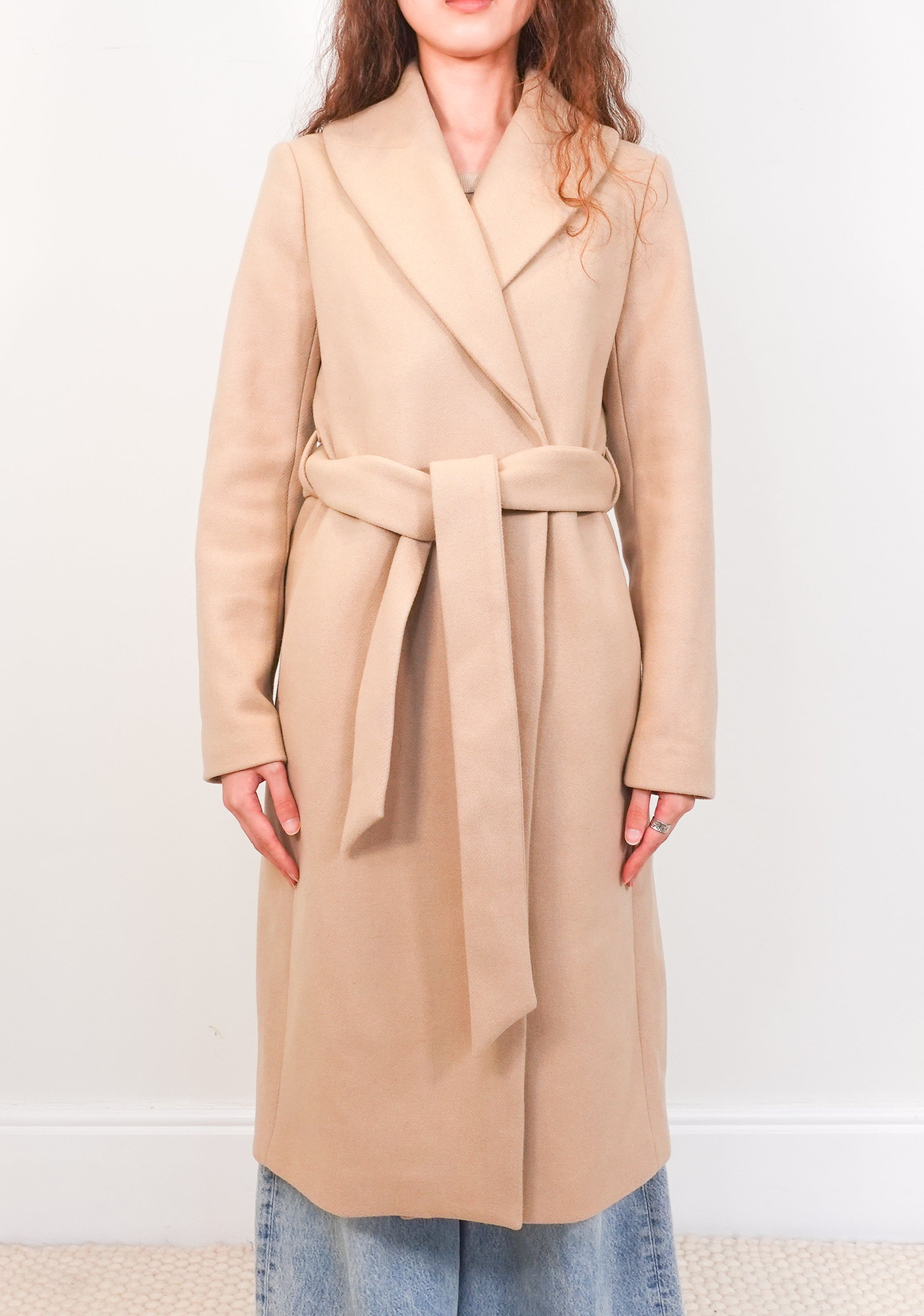 Wool camel coat RRP £350