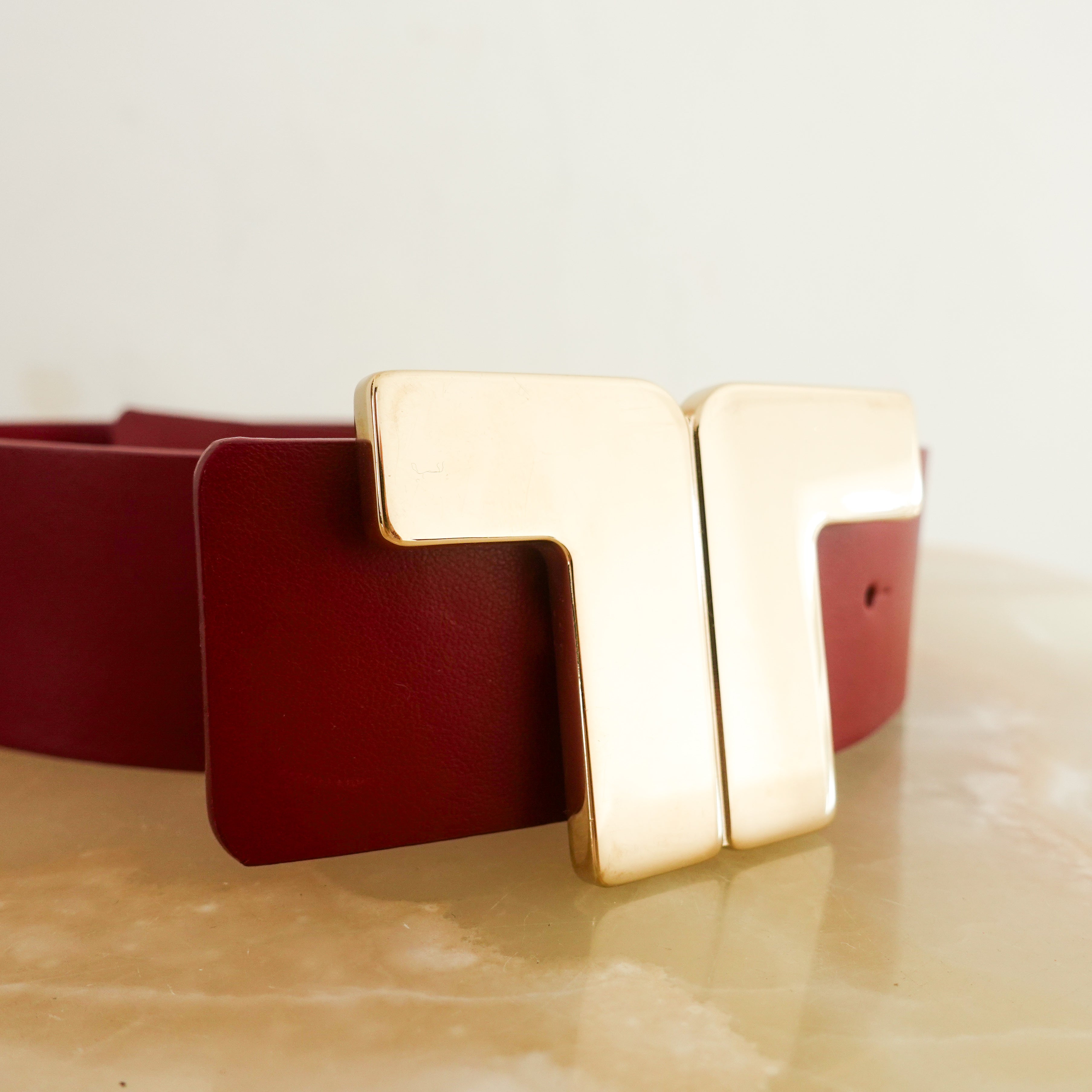 red statement belt RRP £300