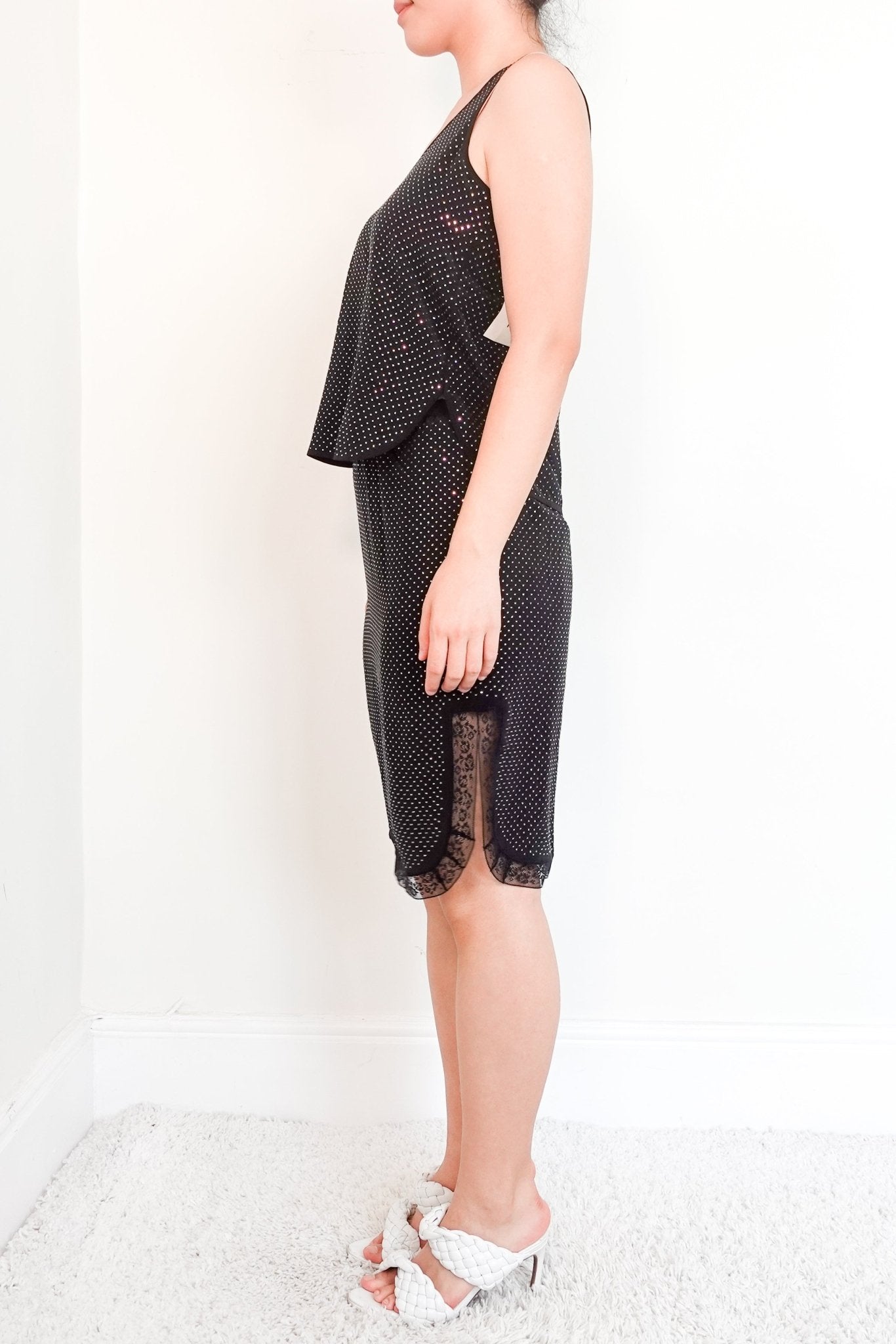 Zadig & Voltaire Black studded set RRP £400 - Reloved Again