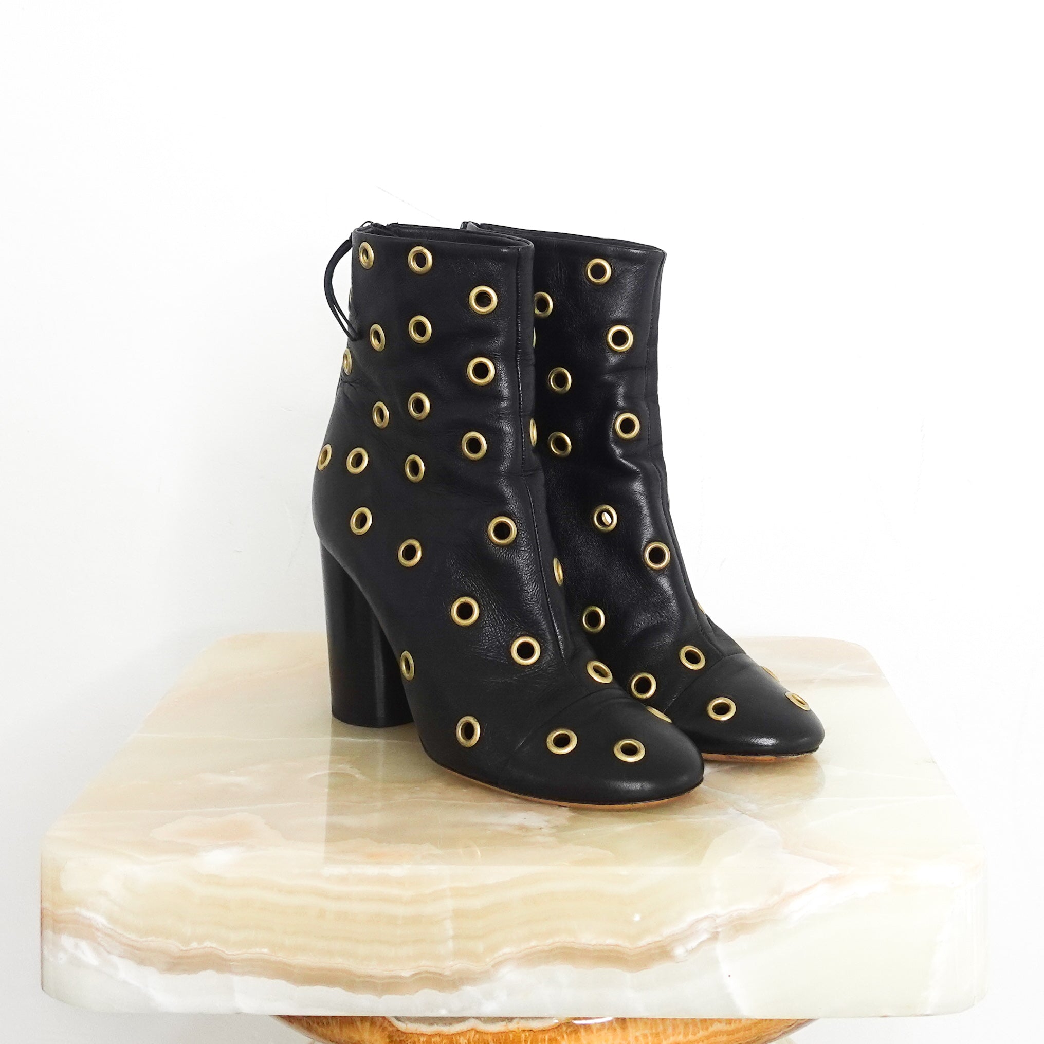 Eyelet Danay black boots RRP £850