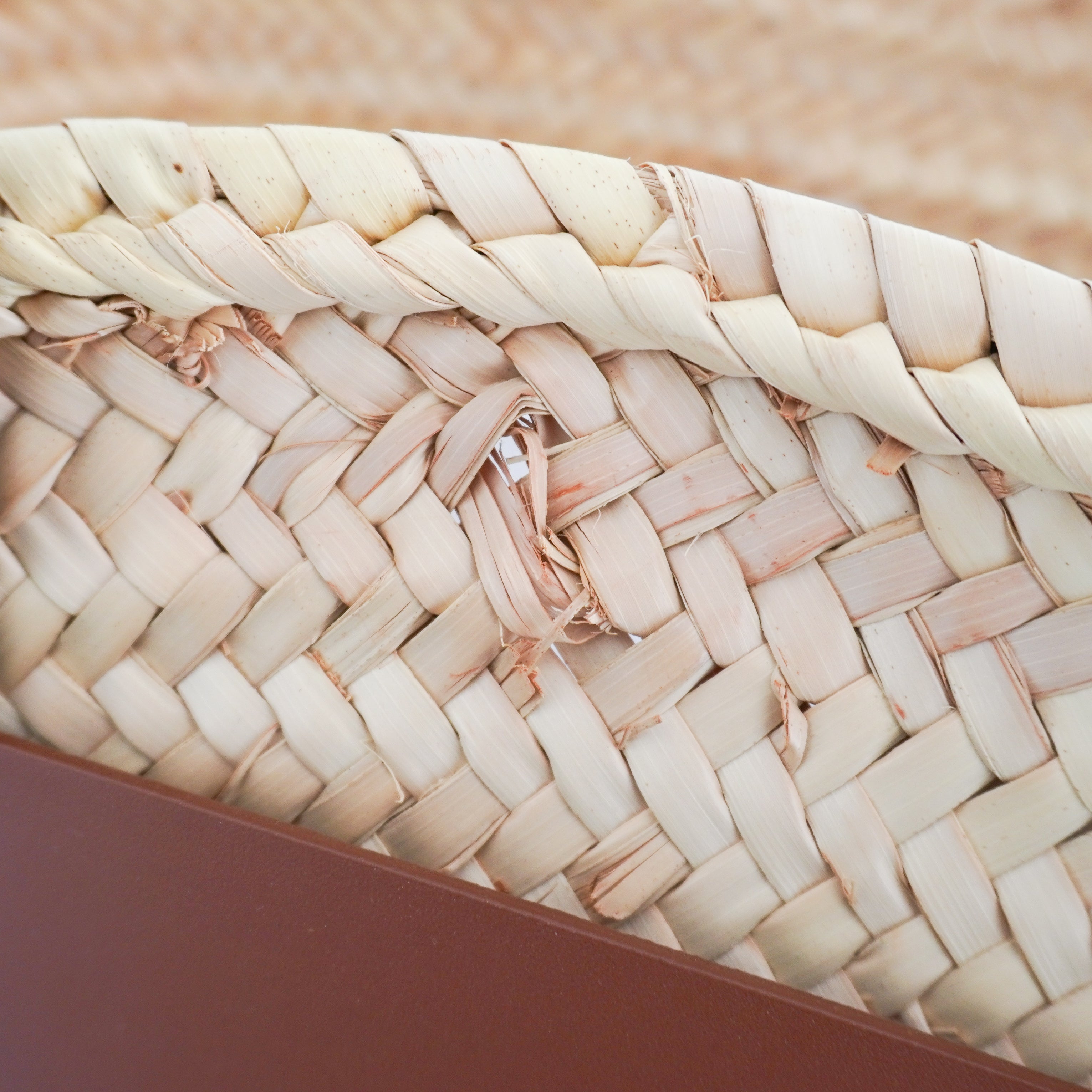 Demellier Maxi Santorini Basket Bag in Natural Tan (RRP £350) | Authentic Preloved