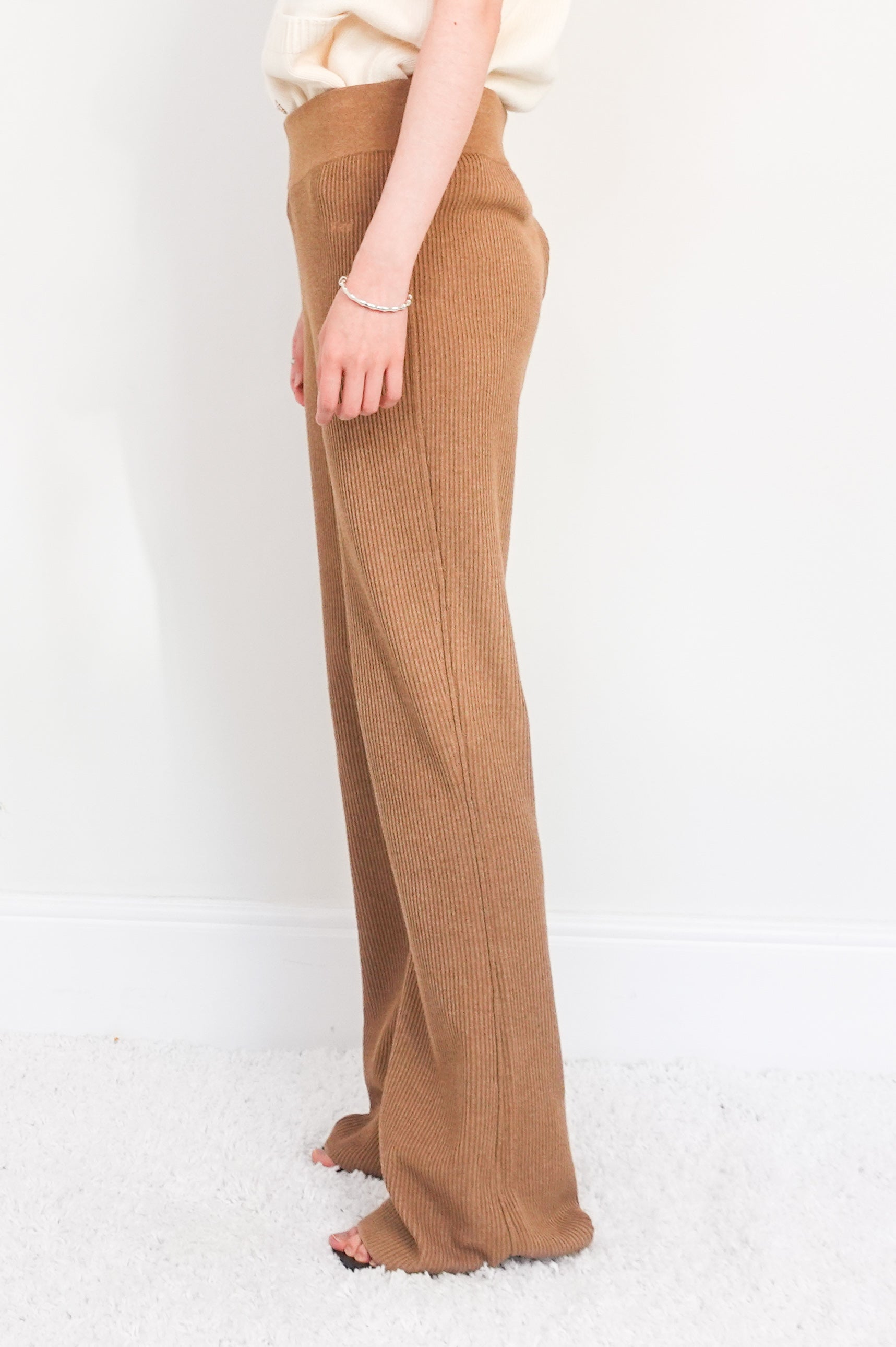 Brown Cotton trousers RRP £435