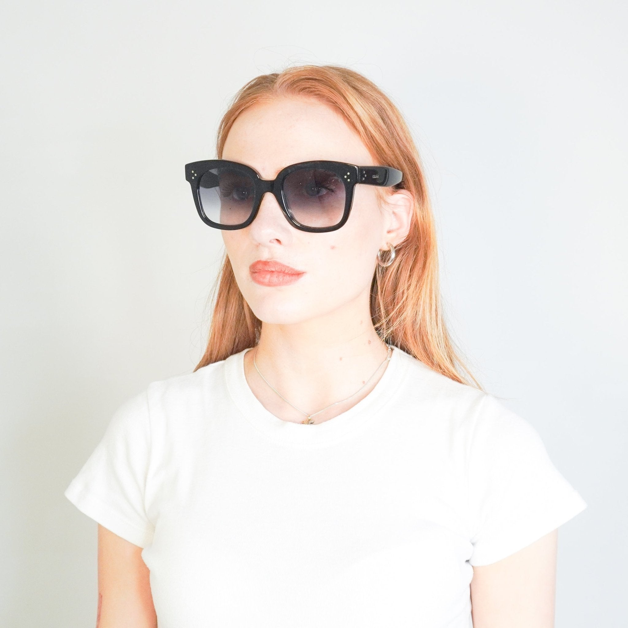 Celine Cat Eye Black Sunglasses - CL4002UN (RRP £410) | Authentic Preloved - Reloved Again