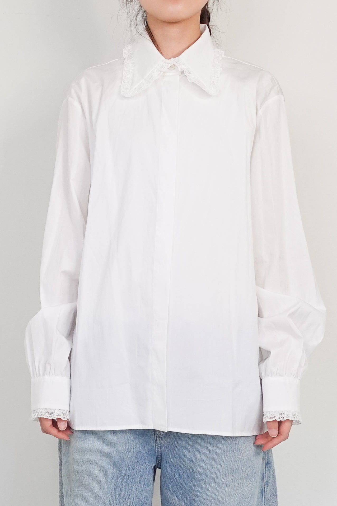 White Button-up blouse RRP £700