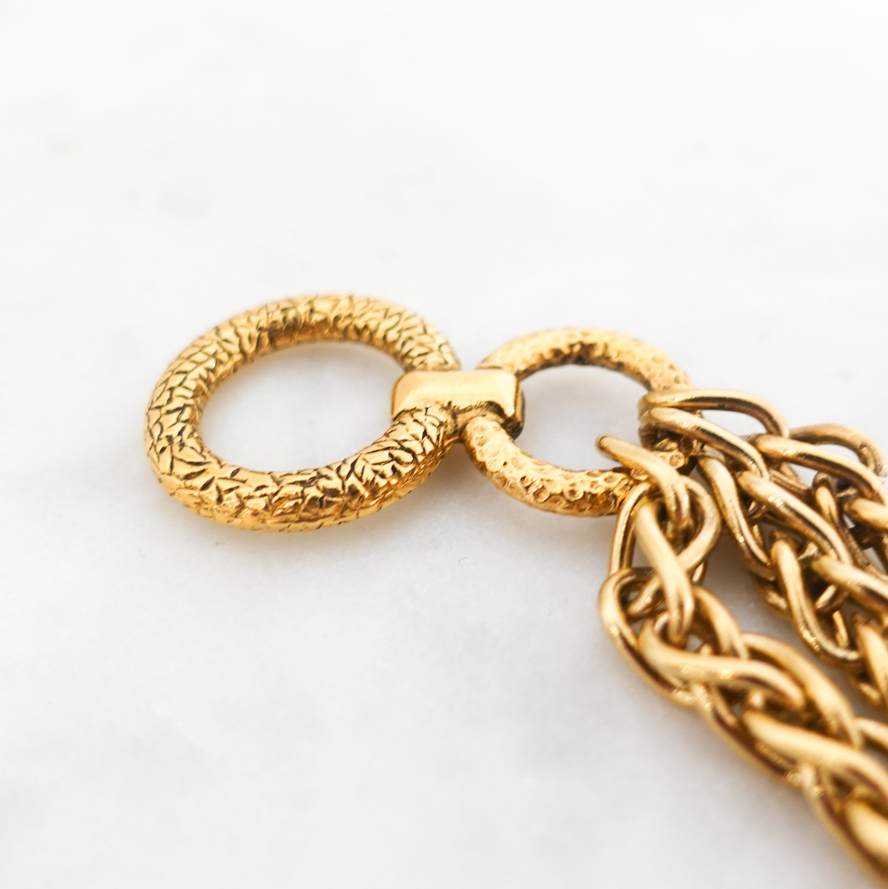 Gold plated bracelet