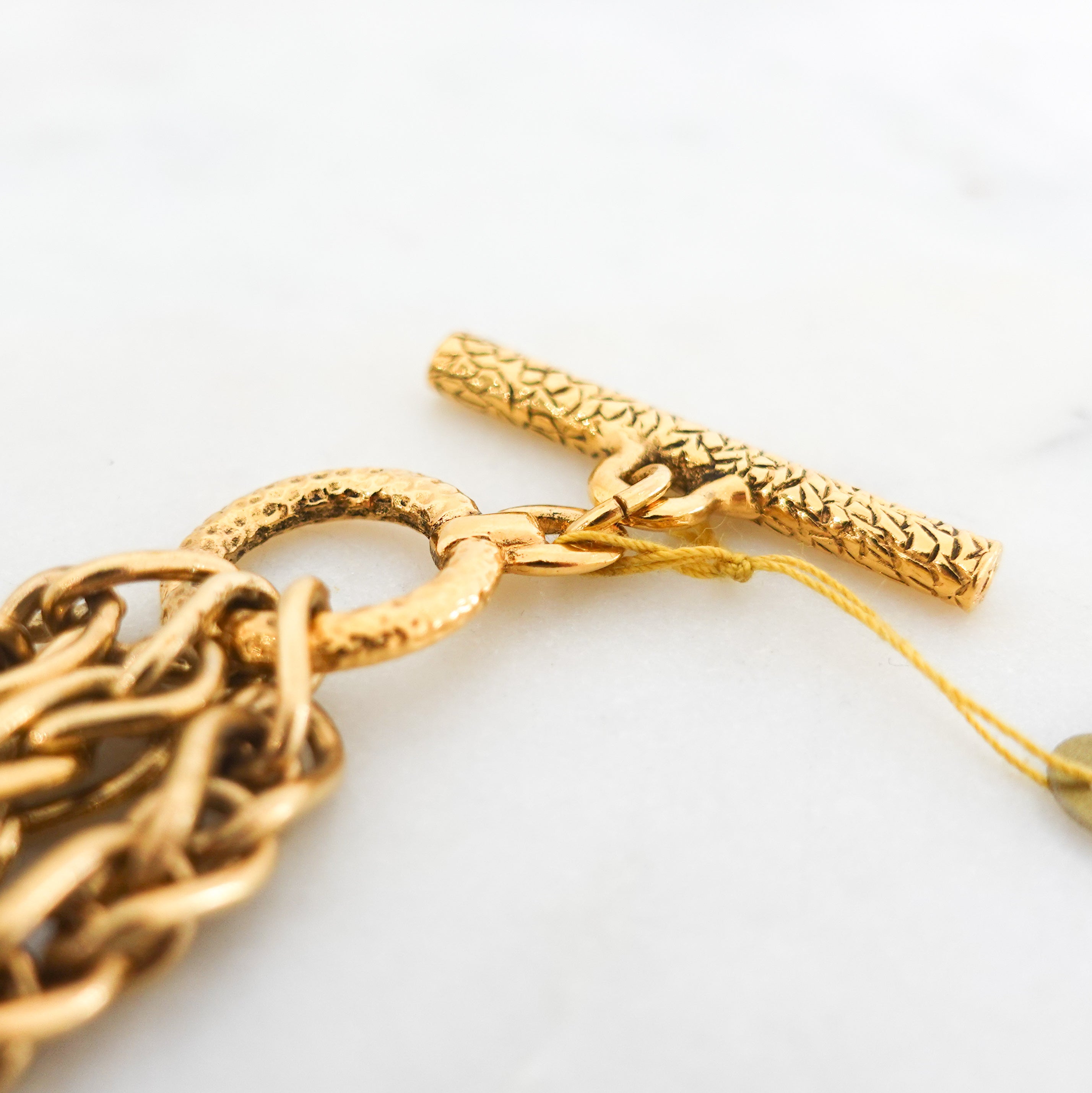 Gold plated bracelet