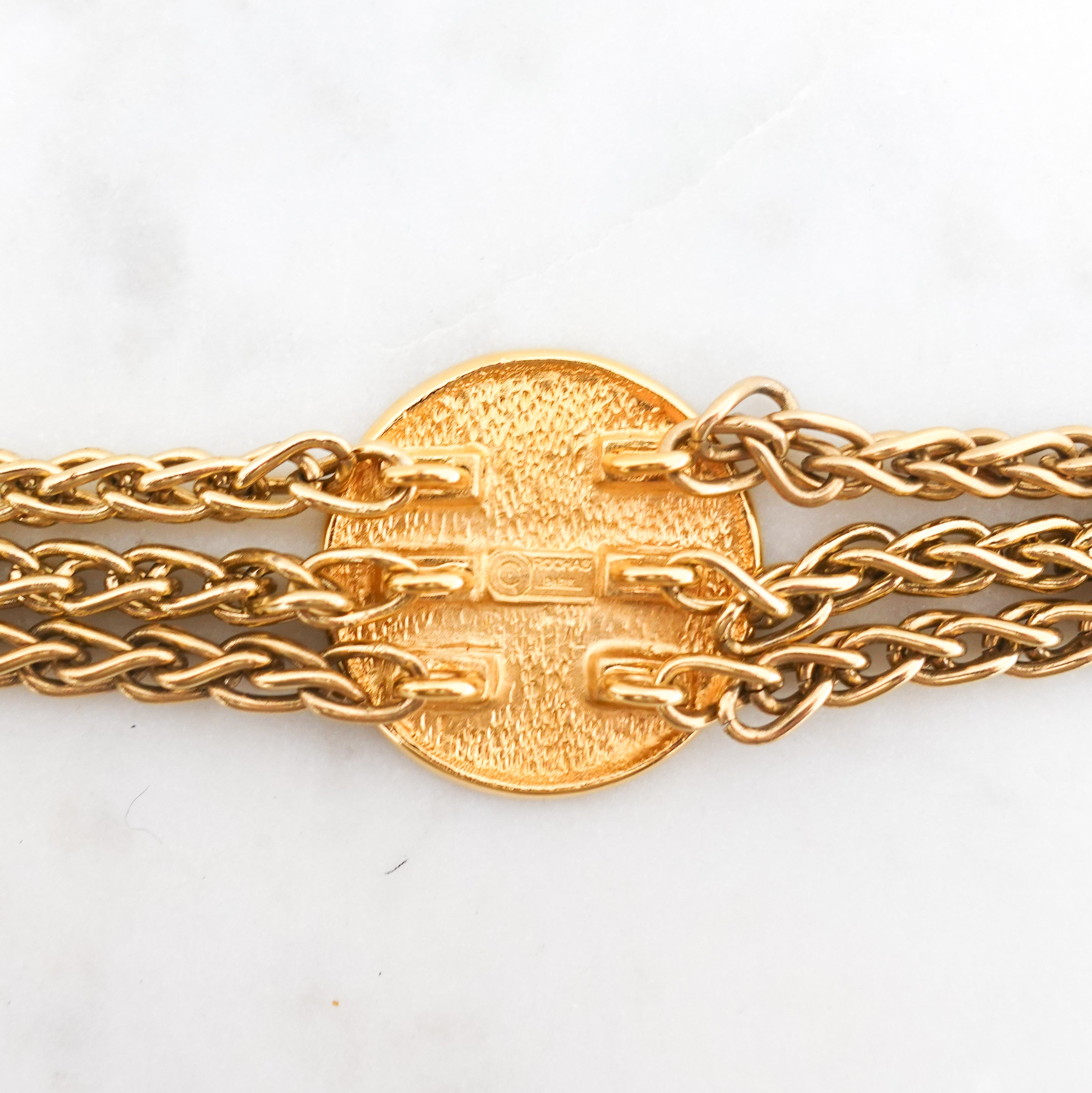 Gold plated bracelet