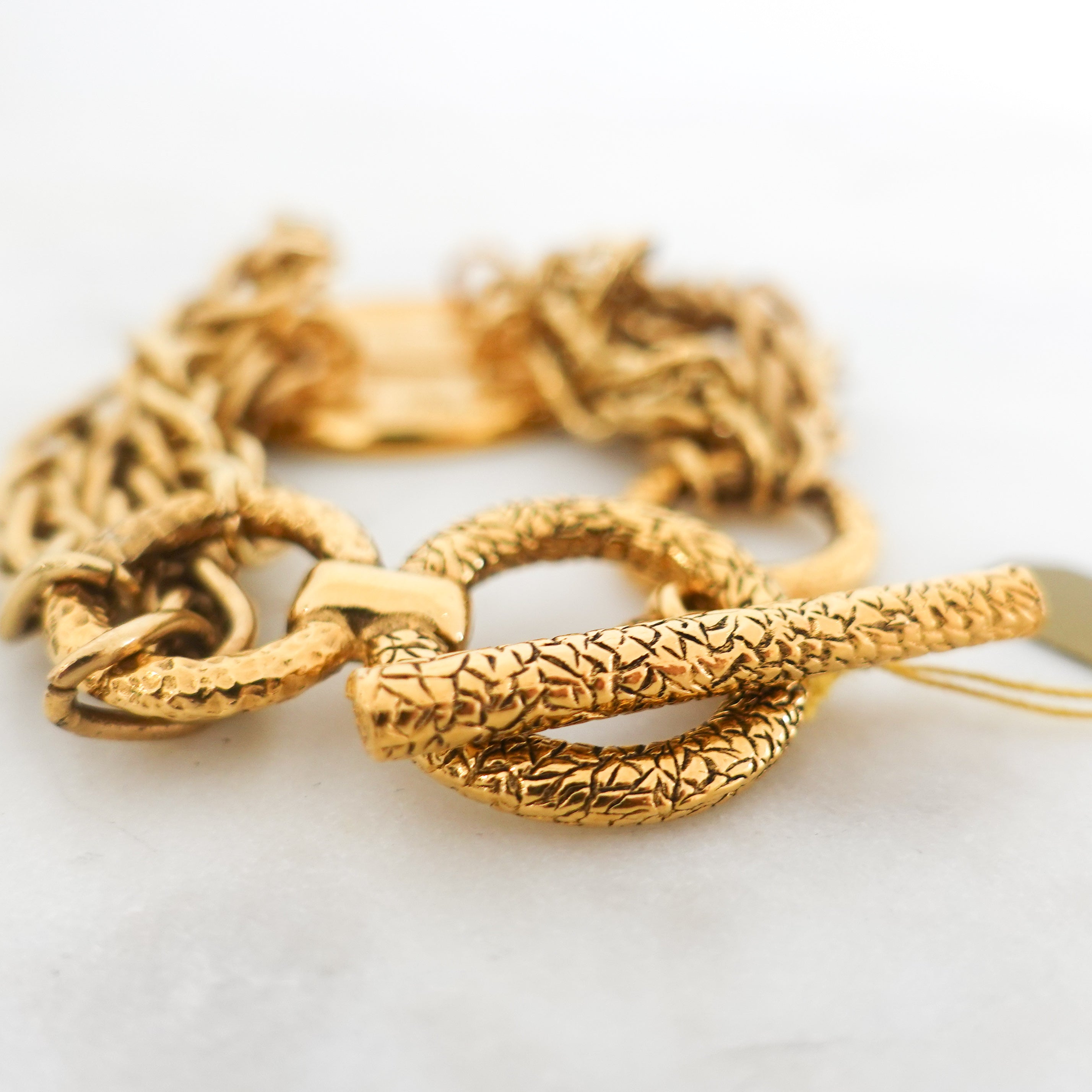 Gold plated bracelet