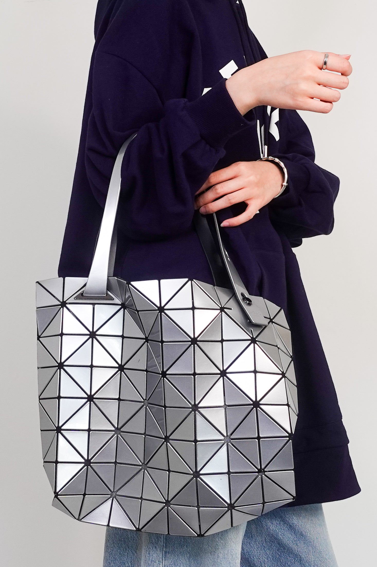 Lucent Metallic PVC tote bag RRP £795