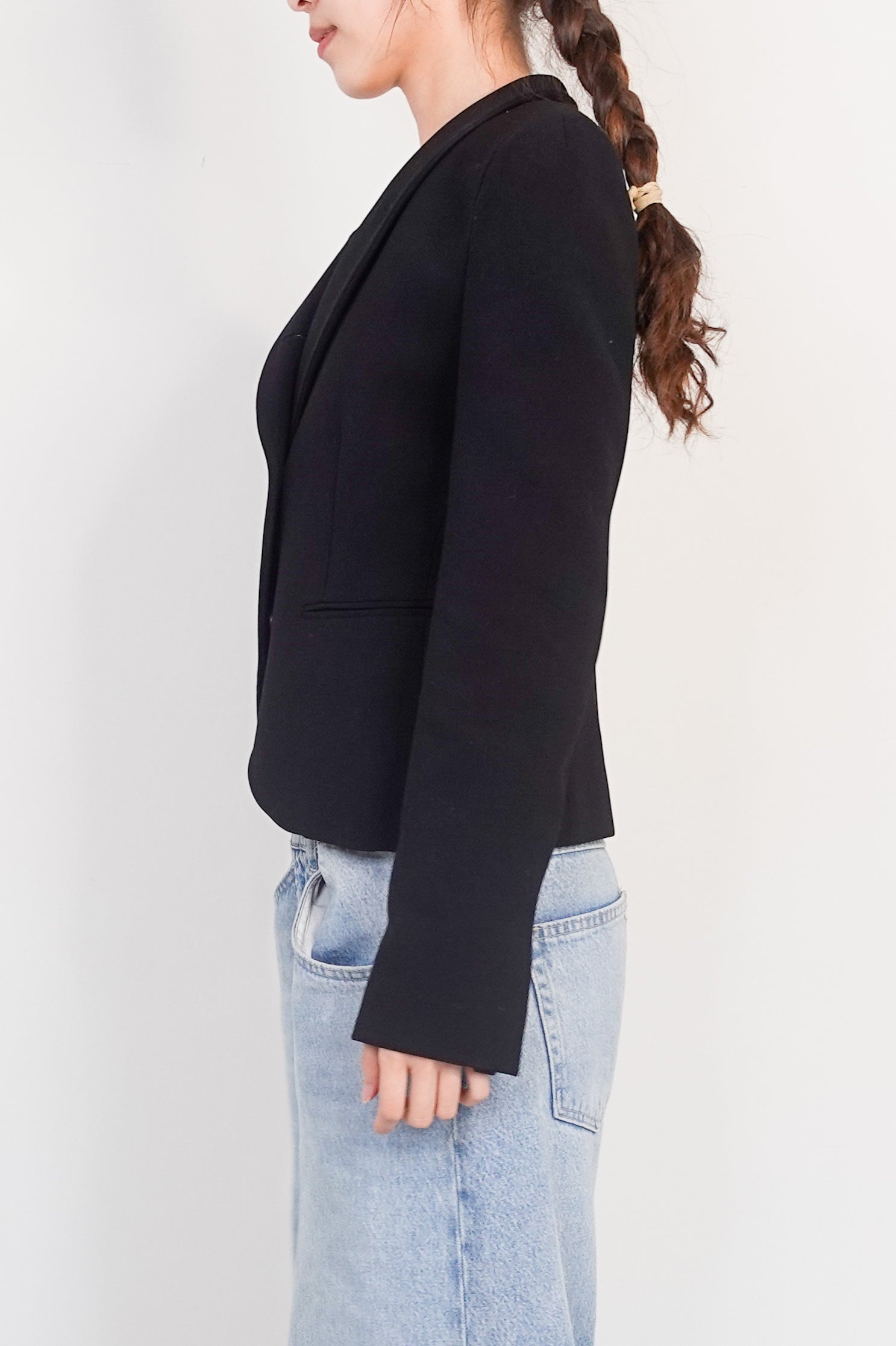 Black Cropped Blazer RRP £700