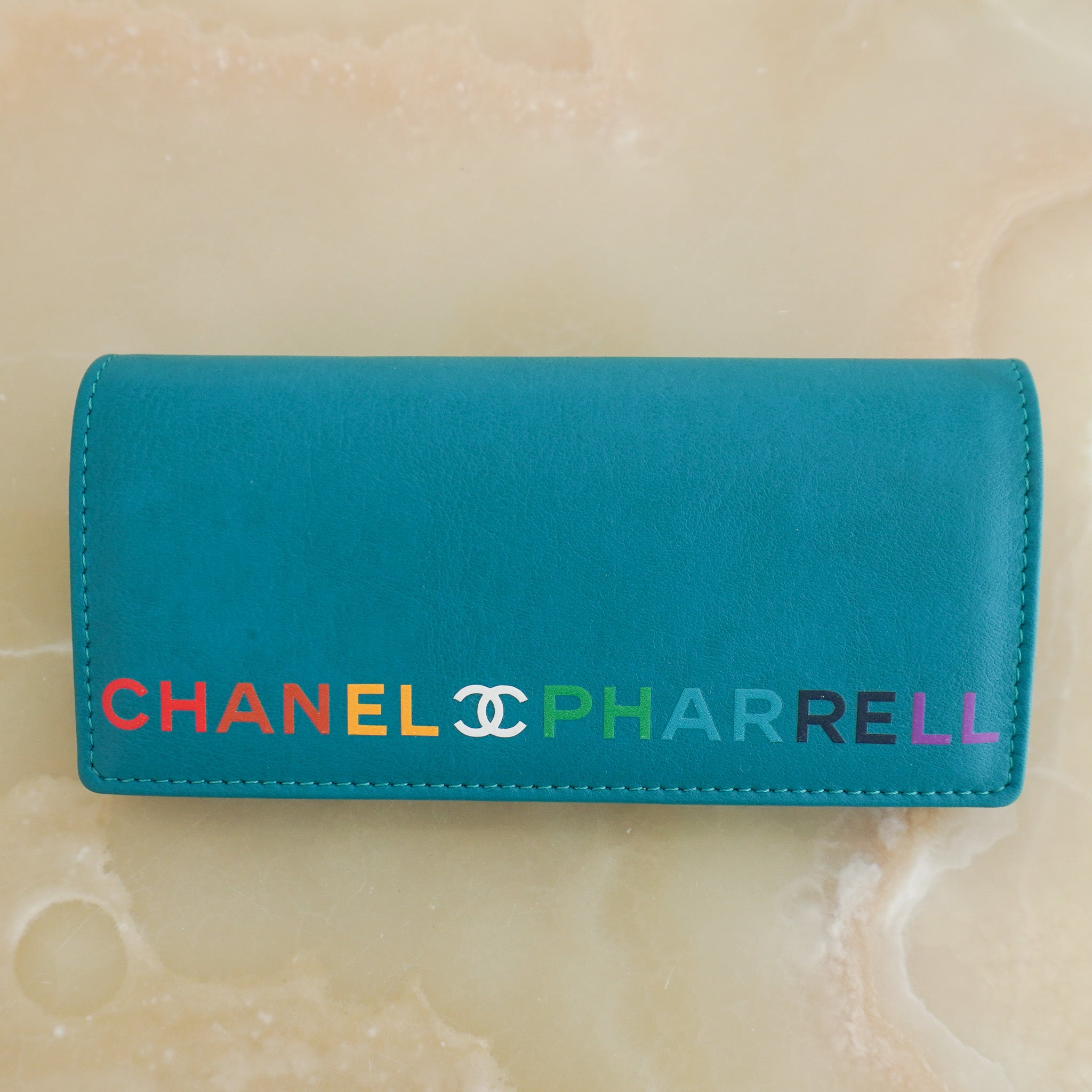 Chanel x Pharrell Williams Teal Sunglasses (RRP £850) | Authentic Preloved