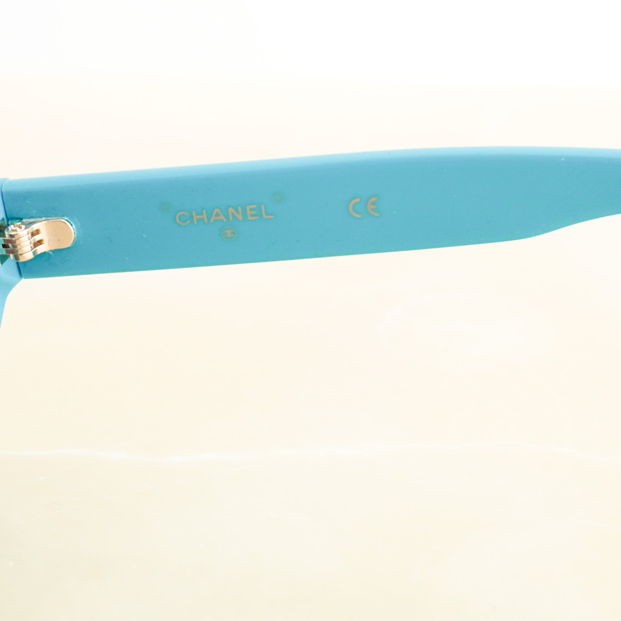 Chanel x Pharrell Williams Teal Sunglasses (RRP £850) | Authentic Preloved