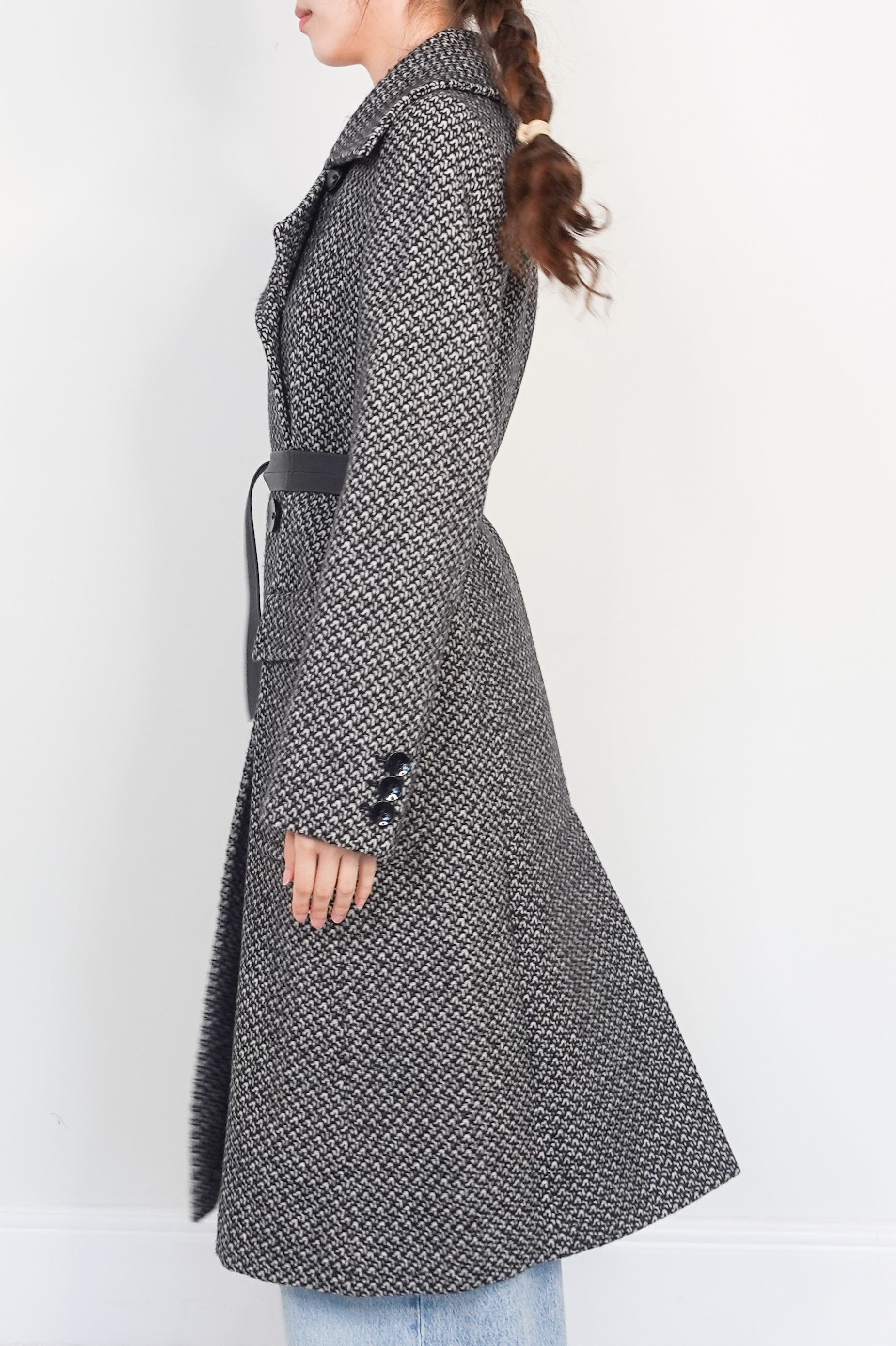 Herringbone Wool Coat RRP £700