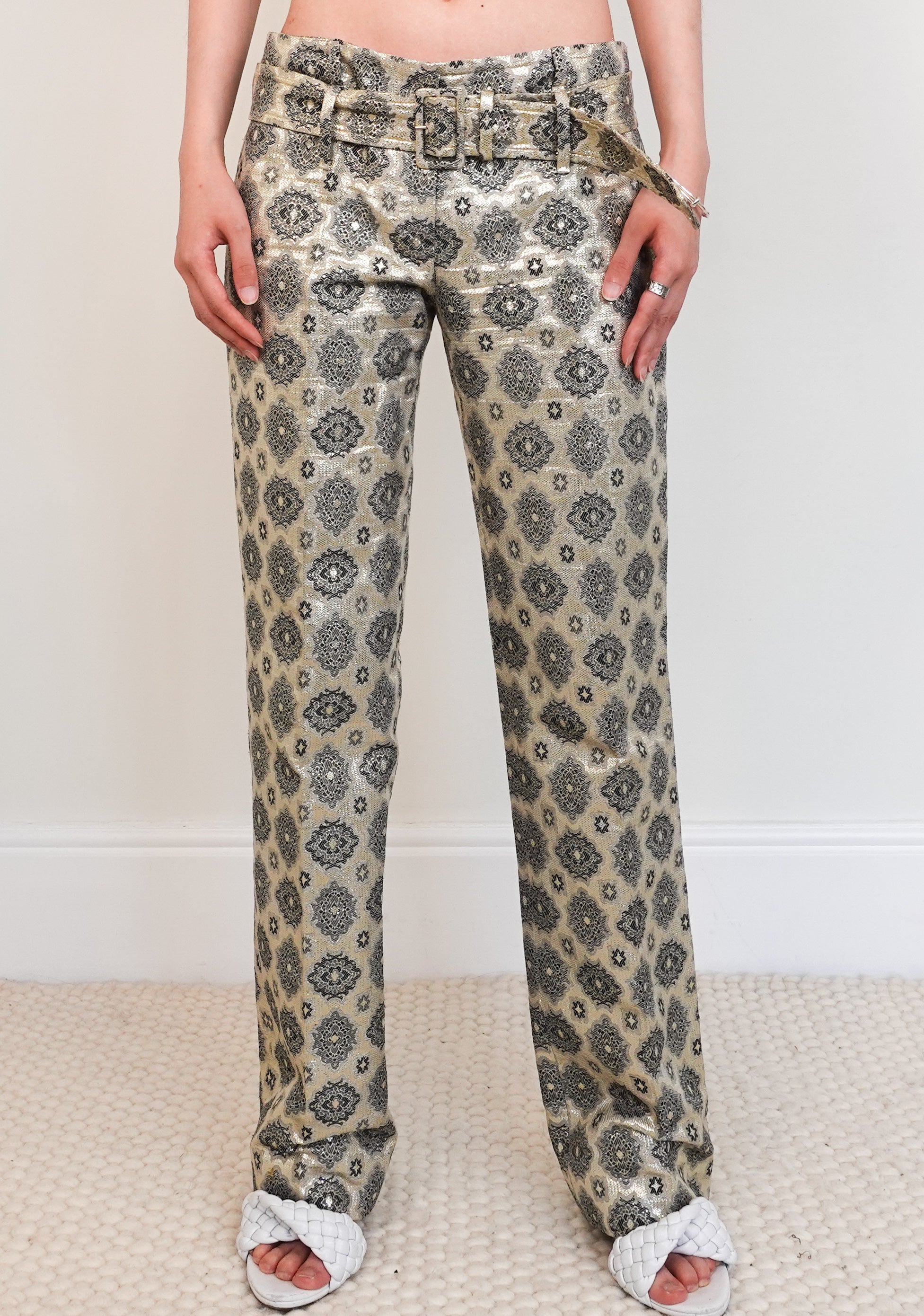 Metallic trousers RRP £950