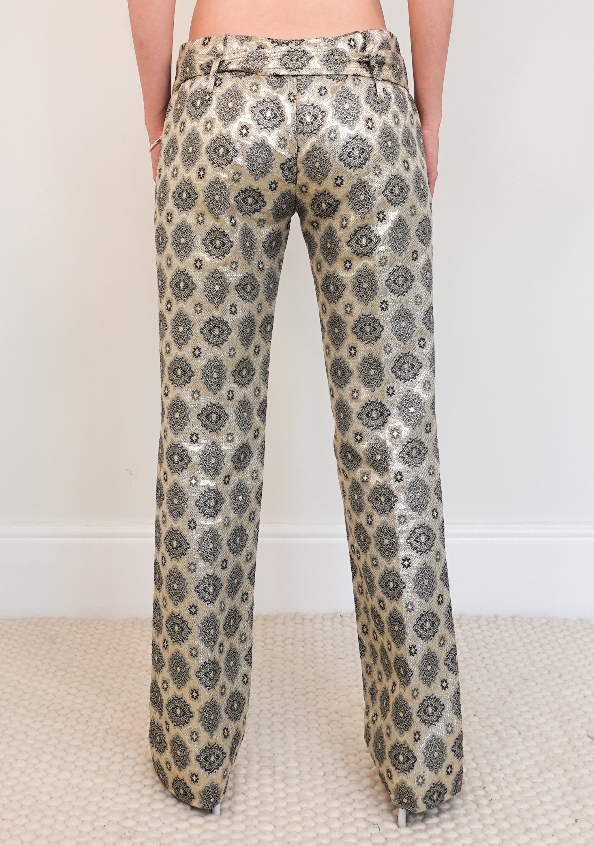 Metallic trousers RRP £950