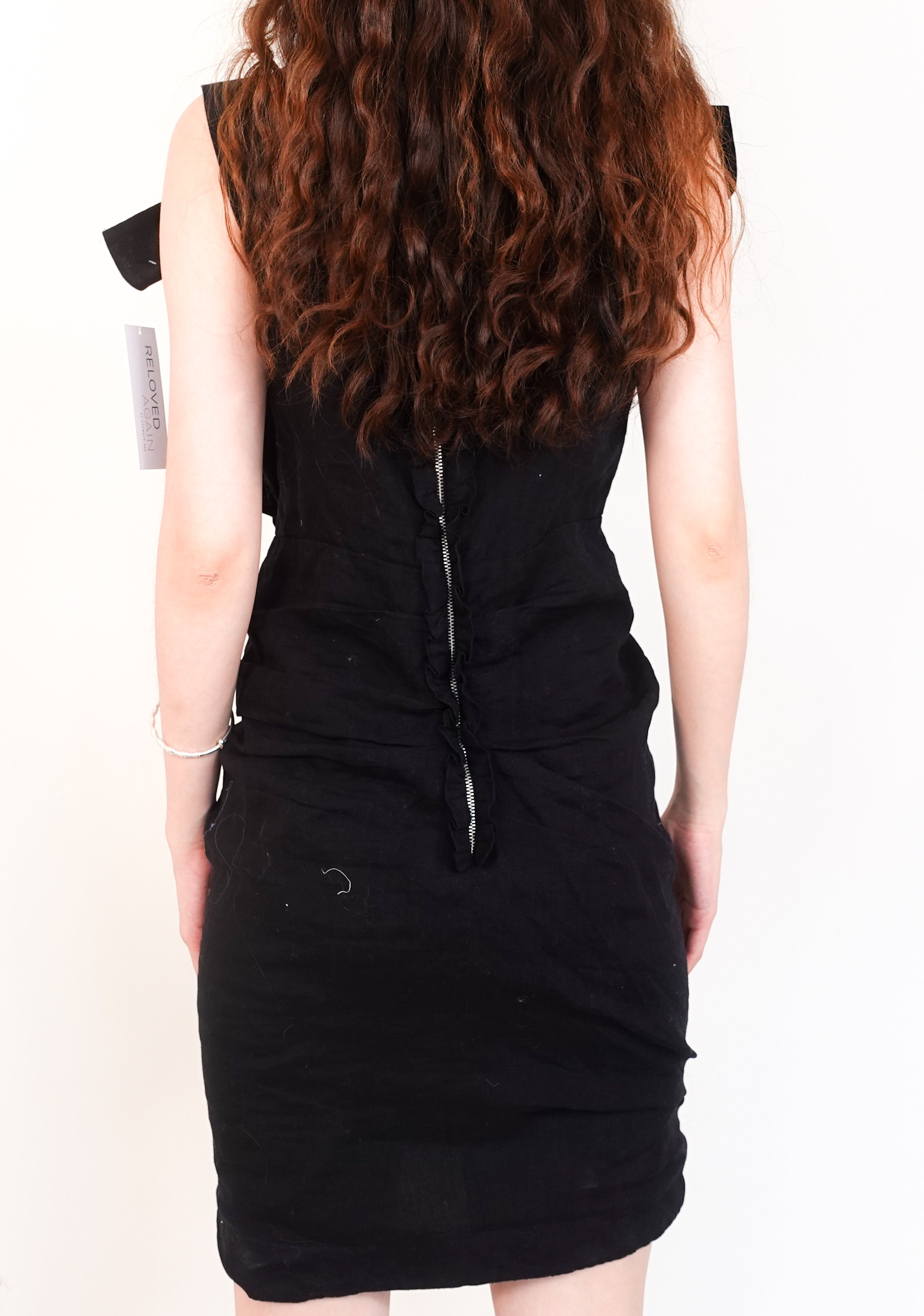 Black linen dress RRP £380