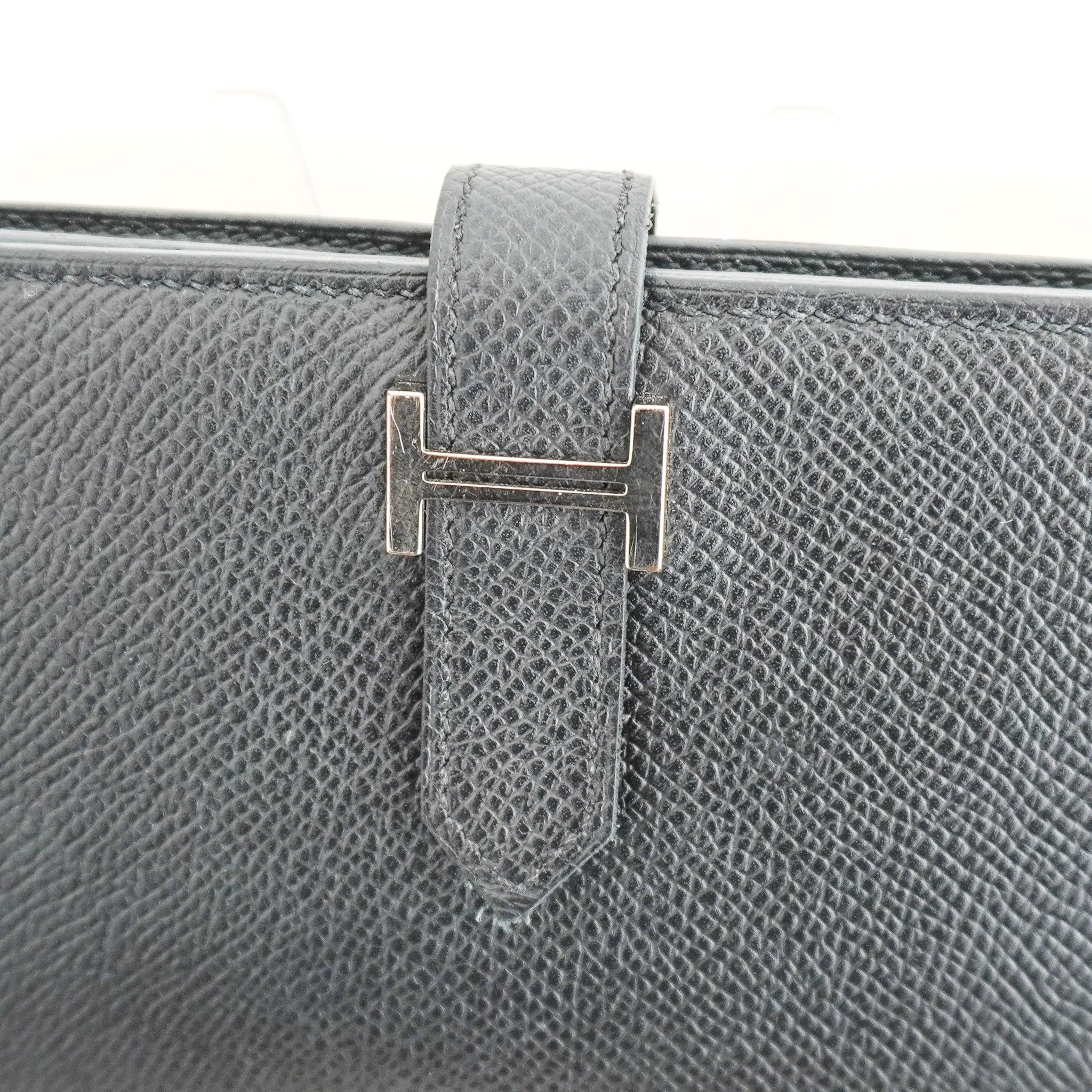 Hermes Bearn Wallet in Black (RRP £3280) | Authentic Preloved