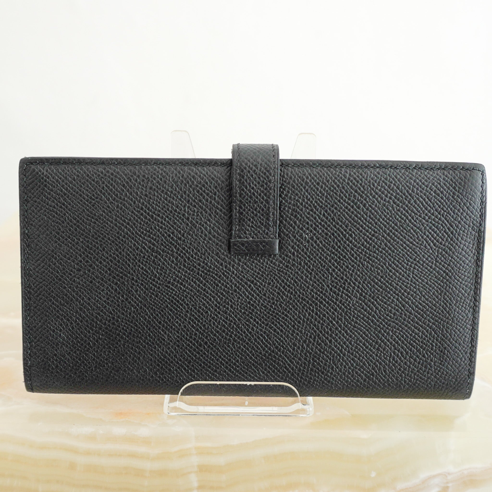 Hermes Bearn Wallet in Black (RRP £3280) | Authentic Preloved