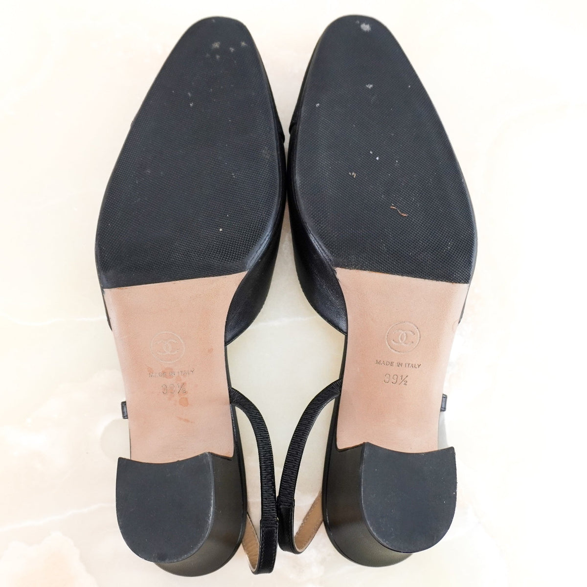 Chanel Black Slingbacks (RRP 1000) | Authentic Preloved - Reloved Again