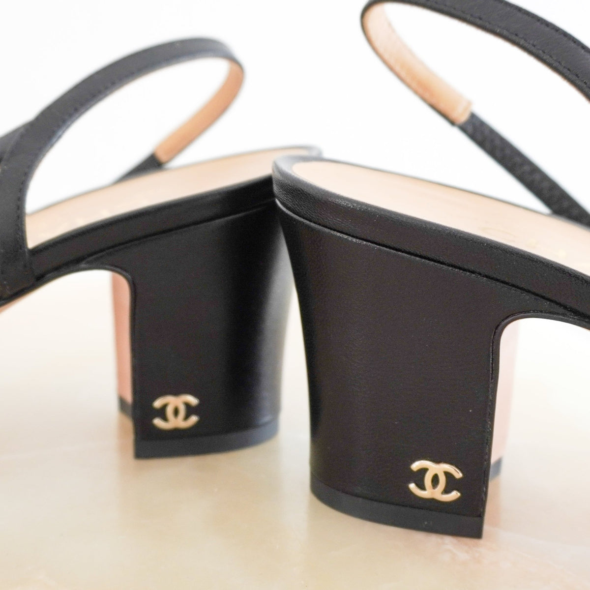 Chanel Black Slingbacks (RRP 1000) | Authentic Preloved - Reloved Again