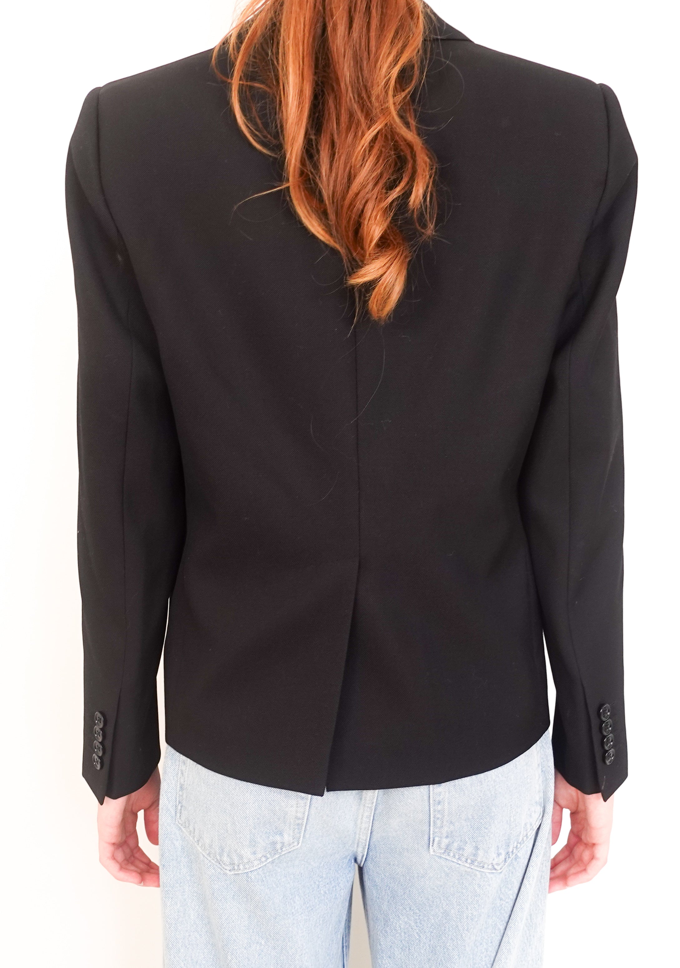 Black tailored blazer RRP £2k