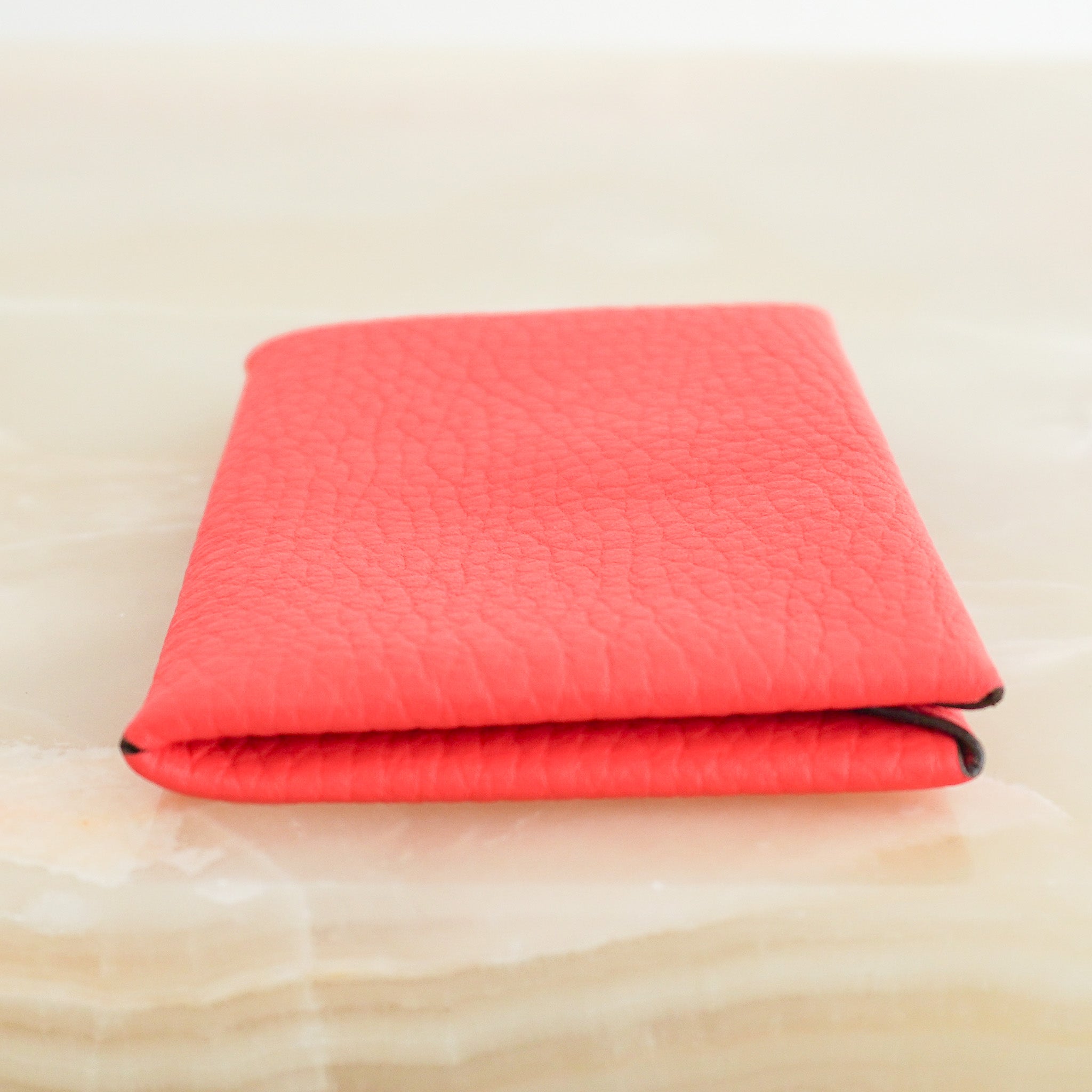 Hermes Calvi Card Holder in Rose Pink (RRP £360) | Authentic Preloved