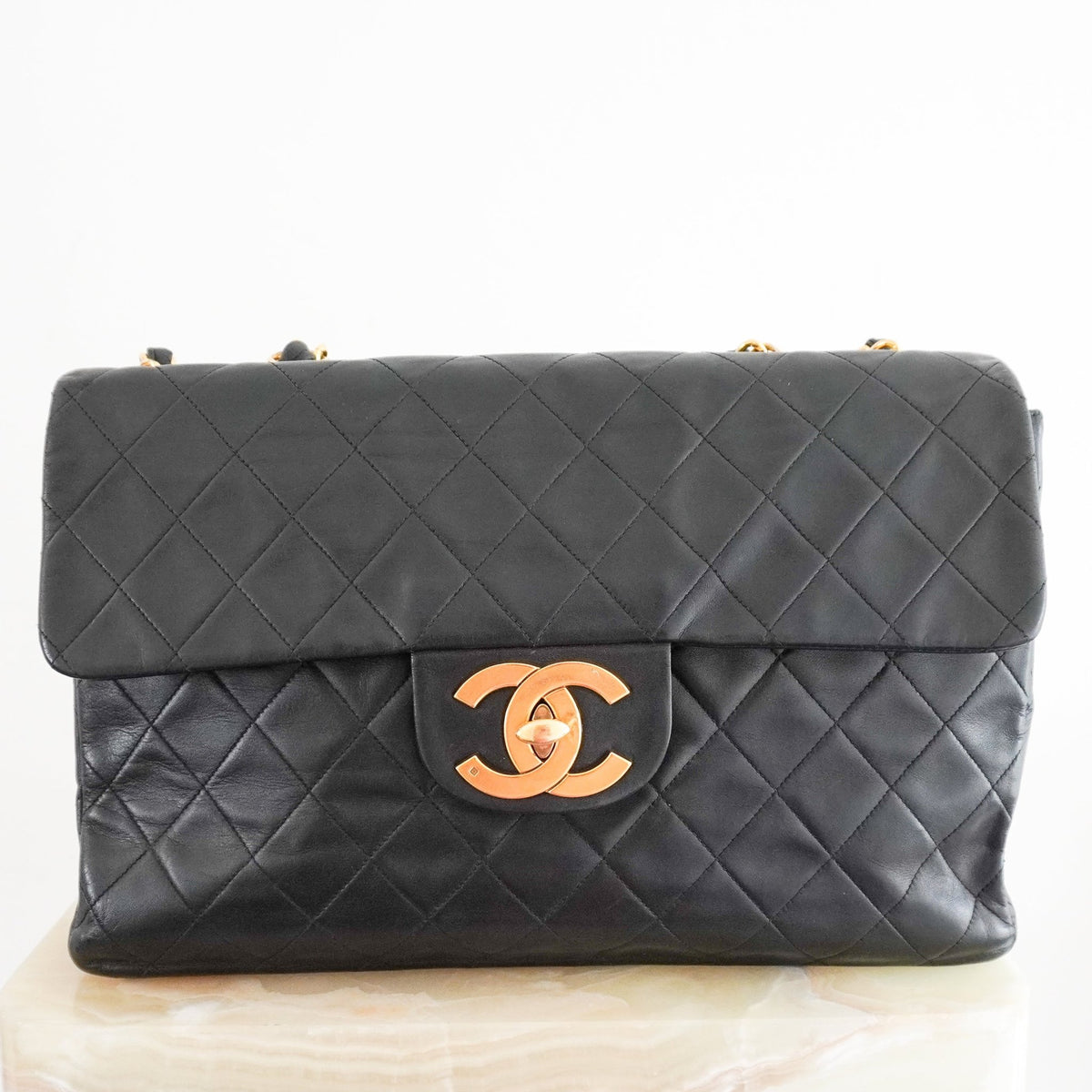 Chanel Jumbo XL Classic Lambskin Single Flap Crossbody Bag | Authentic Preloved - Reloved Again
