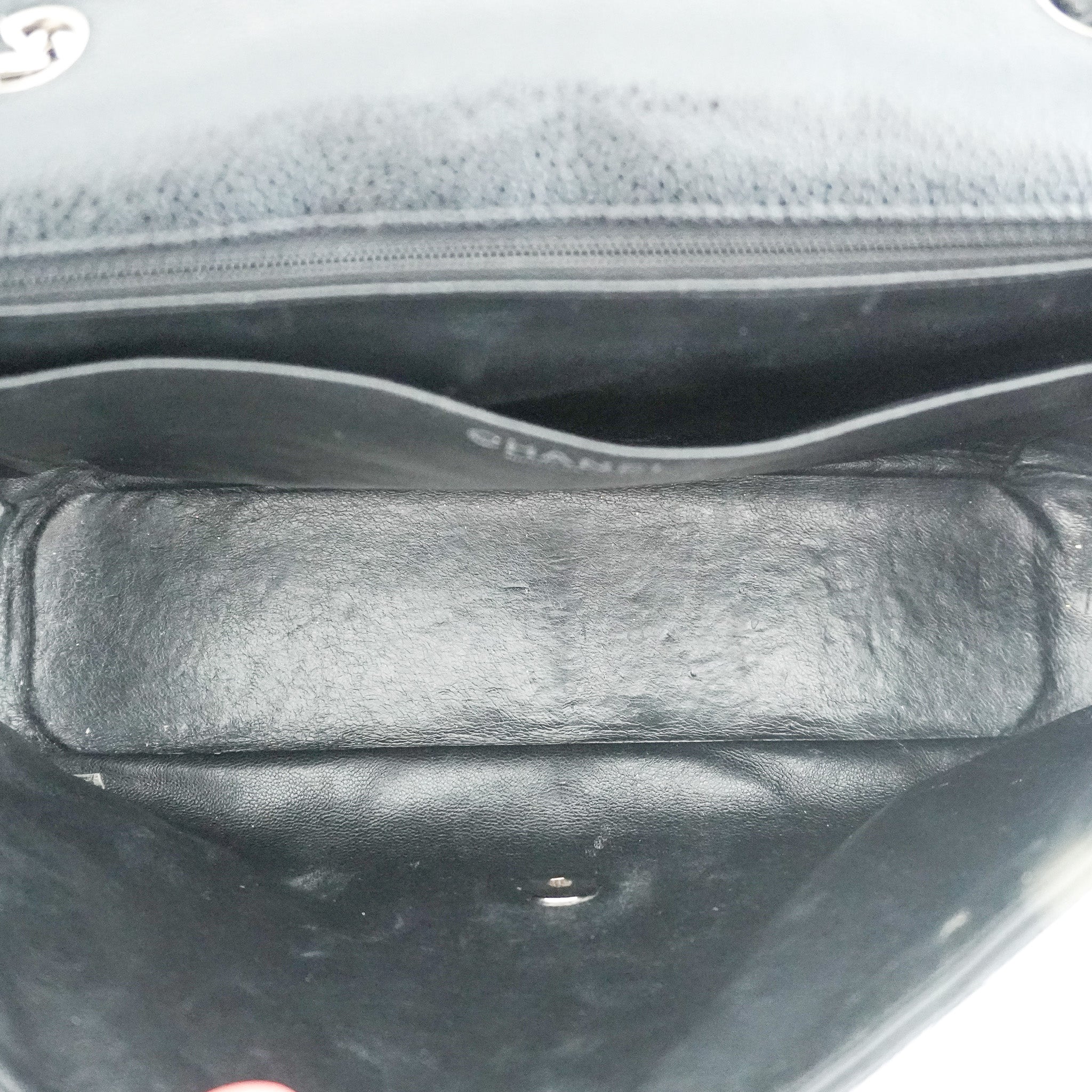 Chanel Jumbo Classic Single Flap Bag in Black Caviar Leather RRP £9,500 | Authentic Preloved