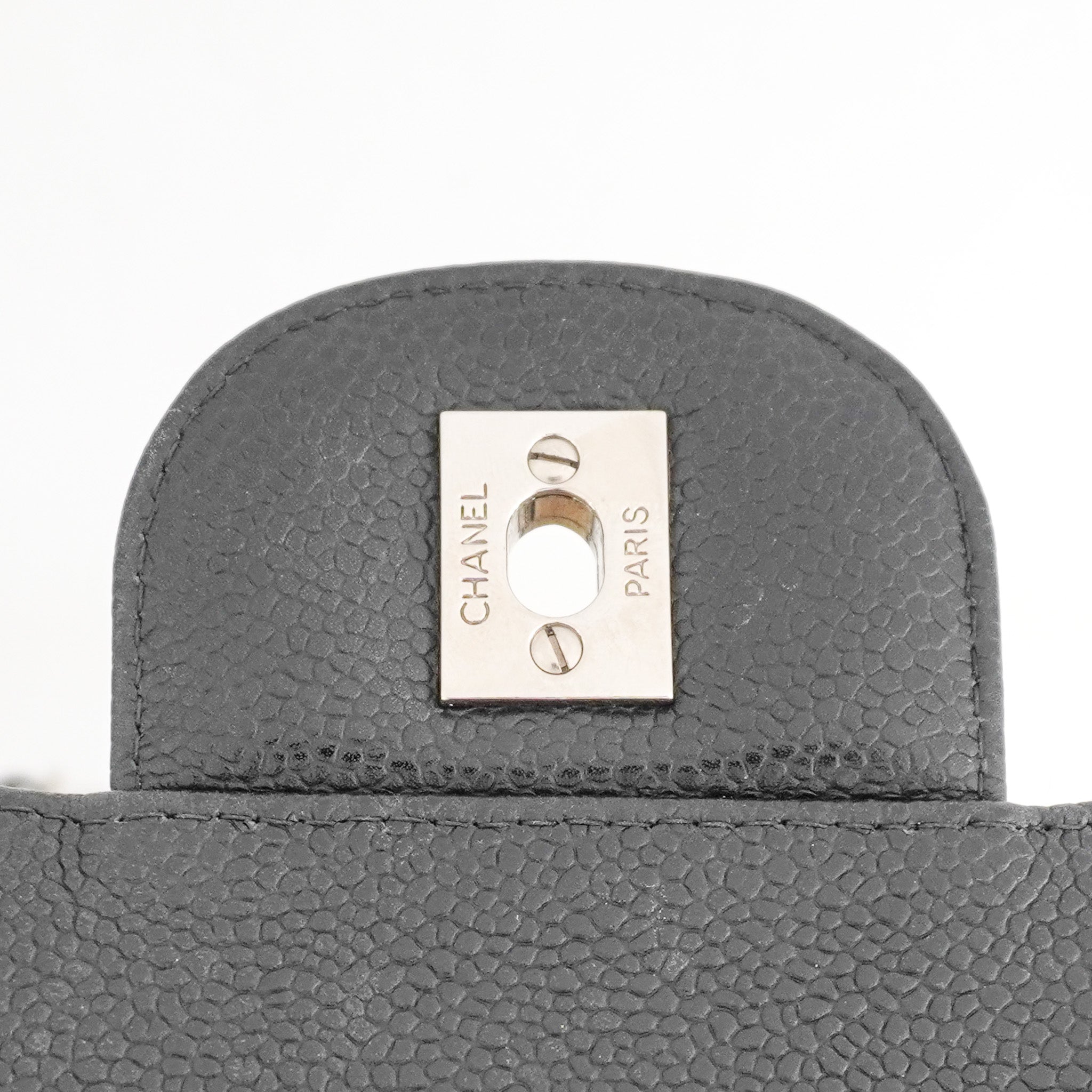 Chanel Jumbo Classic Single Flap Bag in Black Caviar Leather RRP £9,500 | Authentic Preloved