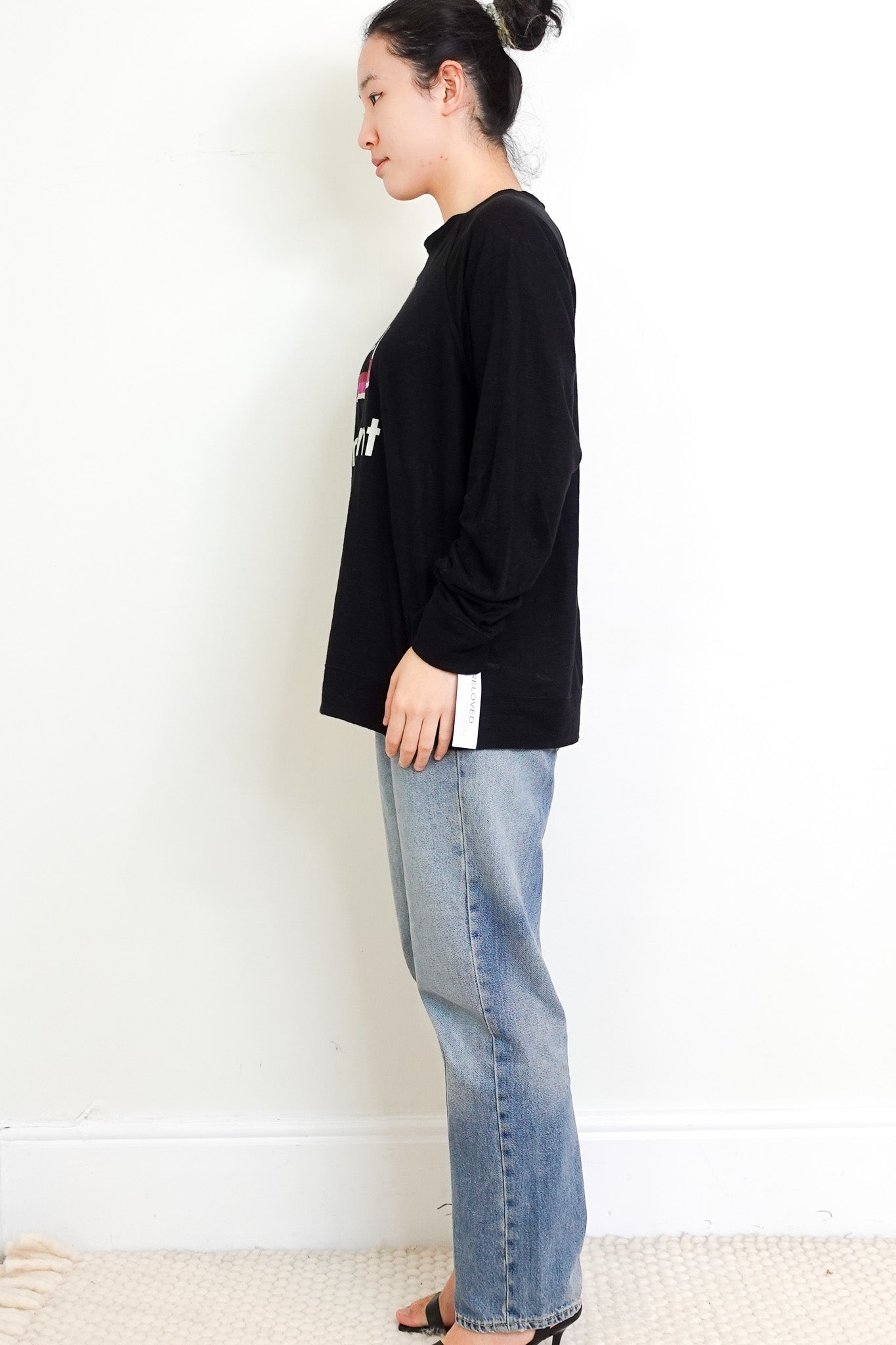 Isabel Marant Etoile Black Kiefferf Teeshirt RRP £495 | Authentic Preloved