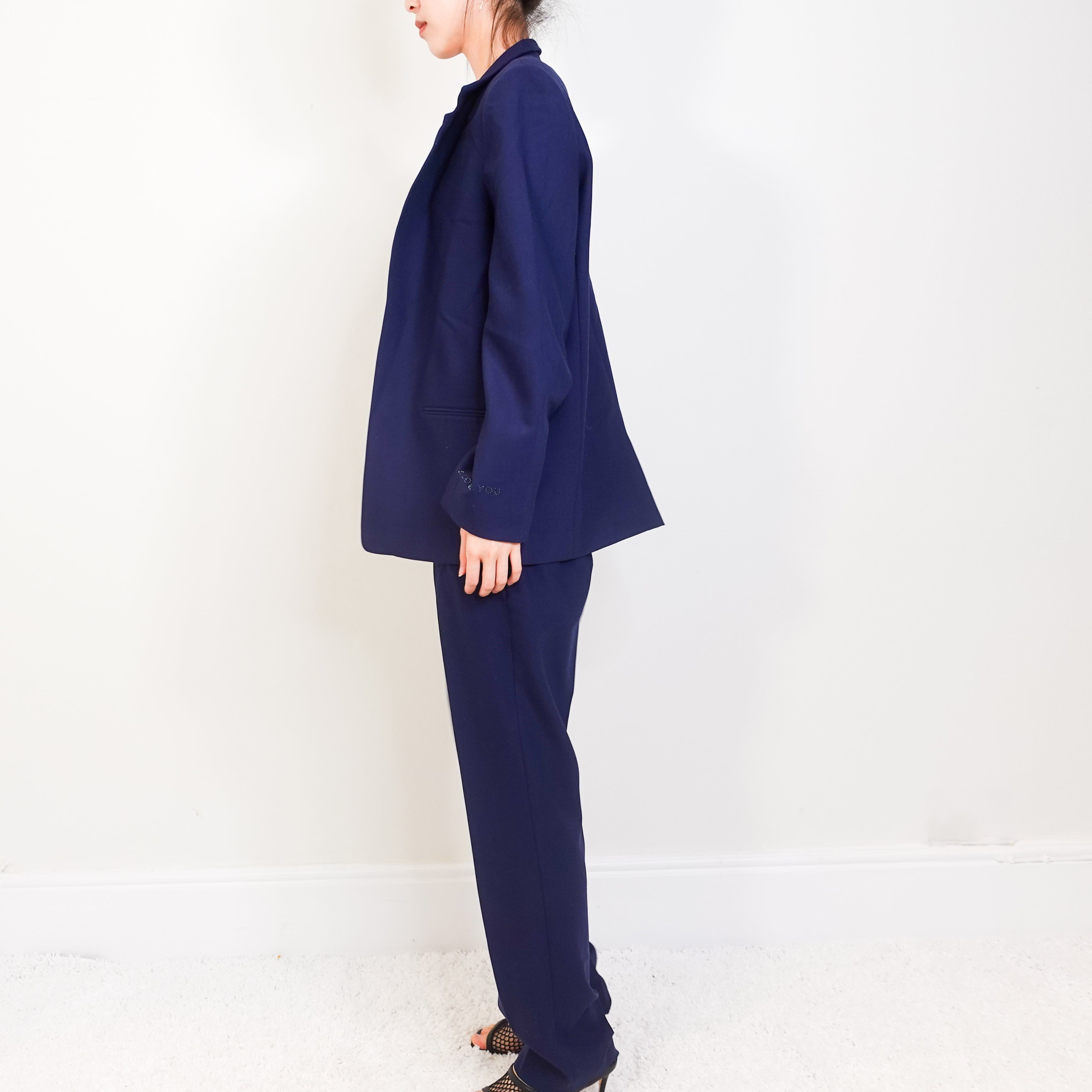 Navy Volly strass suit RRP £600