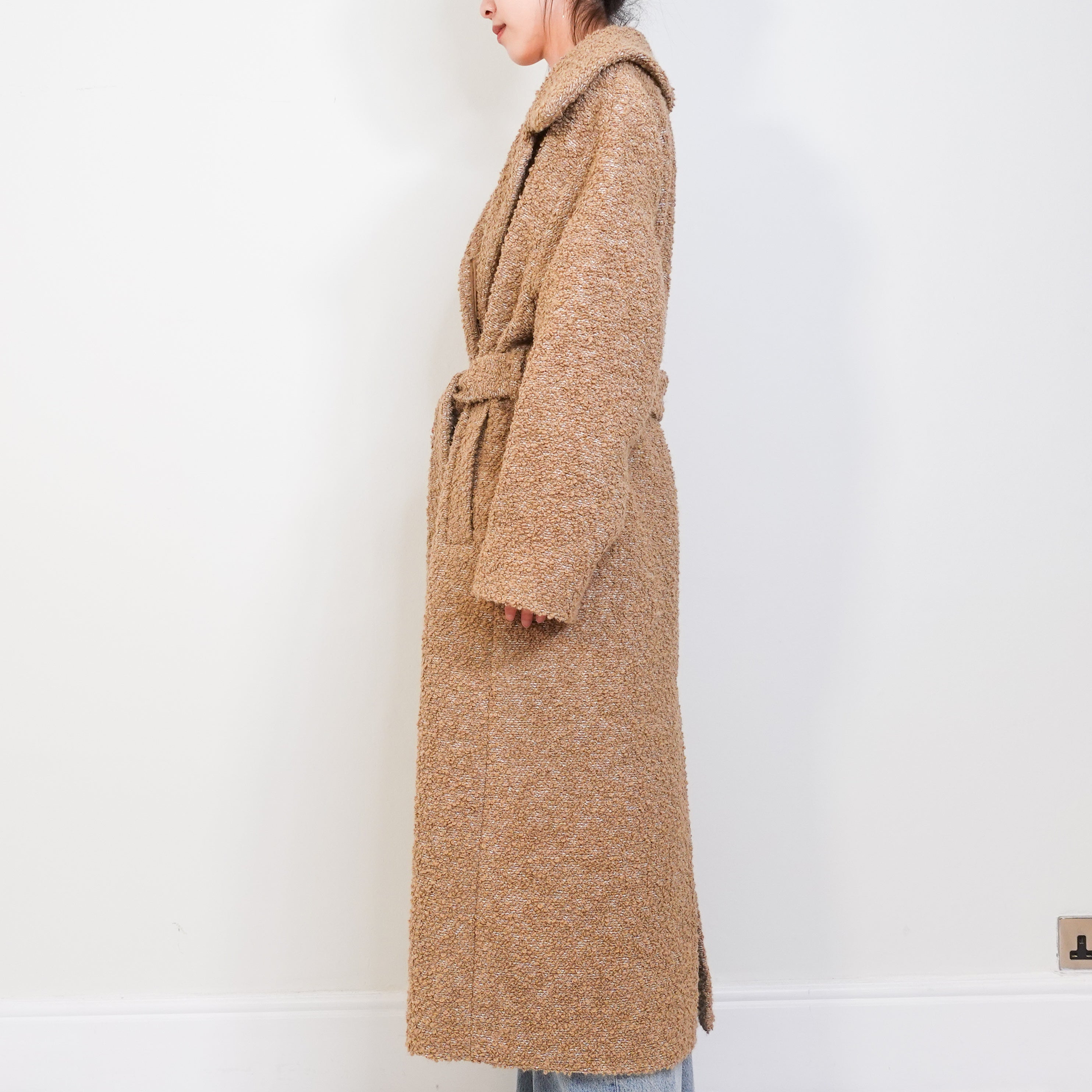 Boucle Belted coat RRP £225