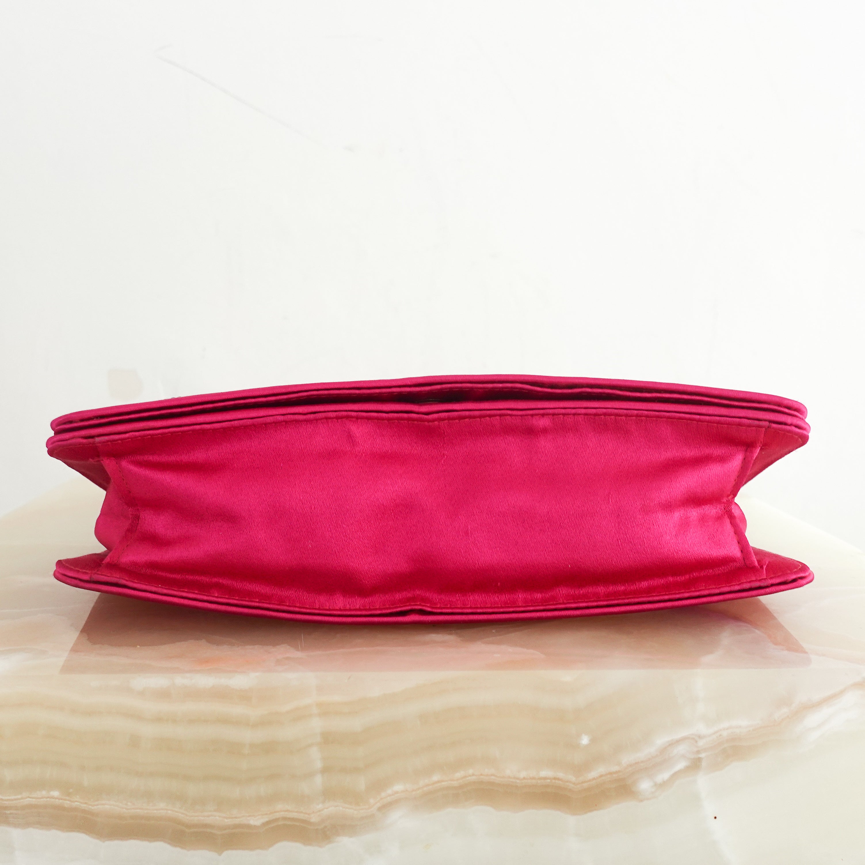 Hot pink clutch bag RRP £1k