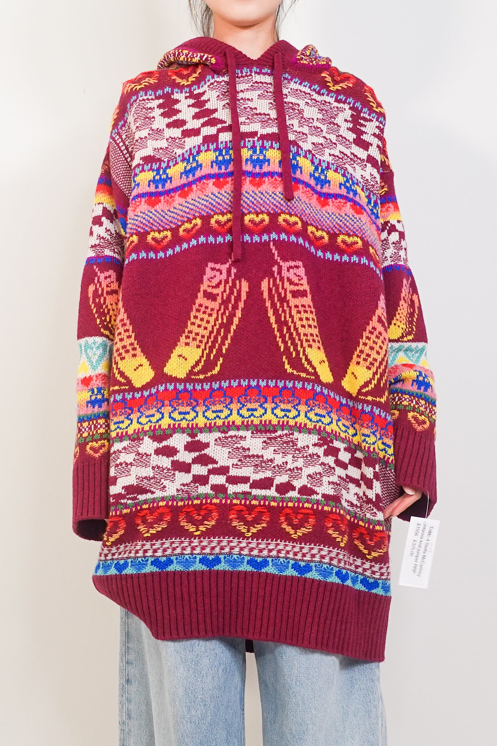 Colourful Intarsia-Knit Jumper RRP £1556