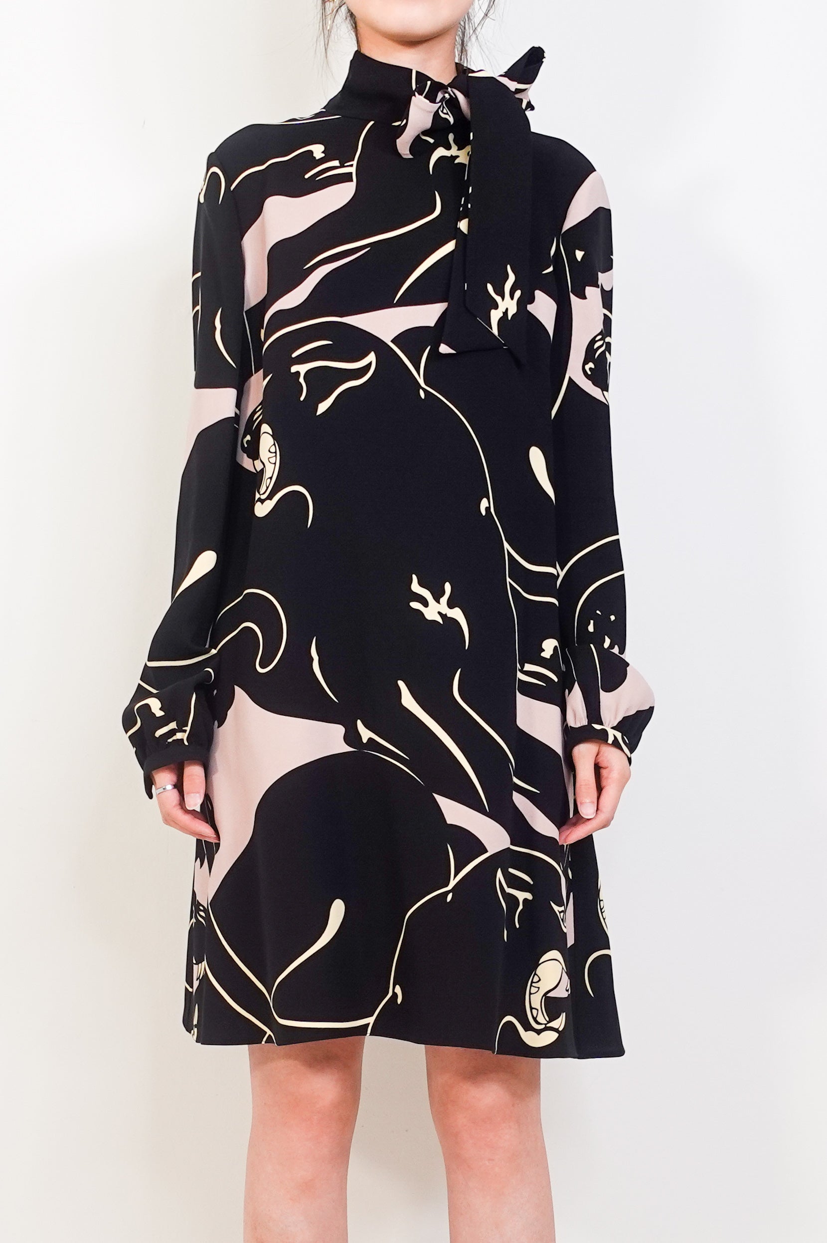 Graphic Silk Midi dress RRP £1800