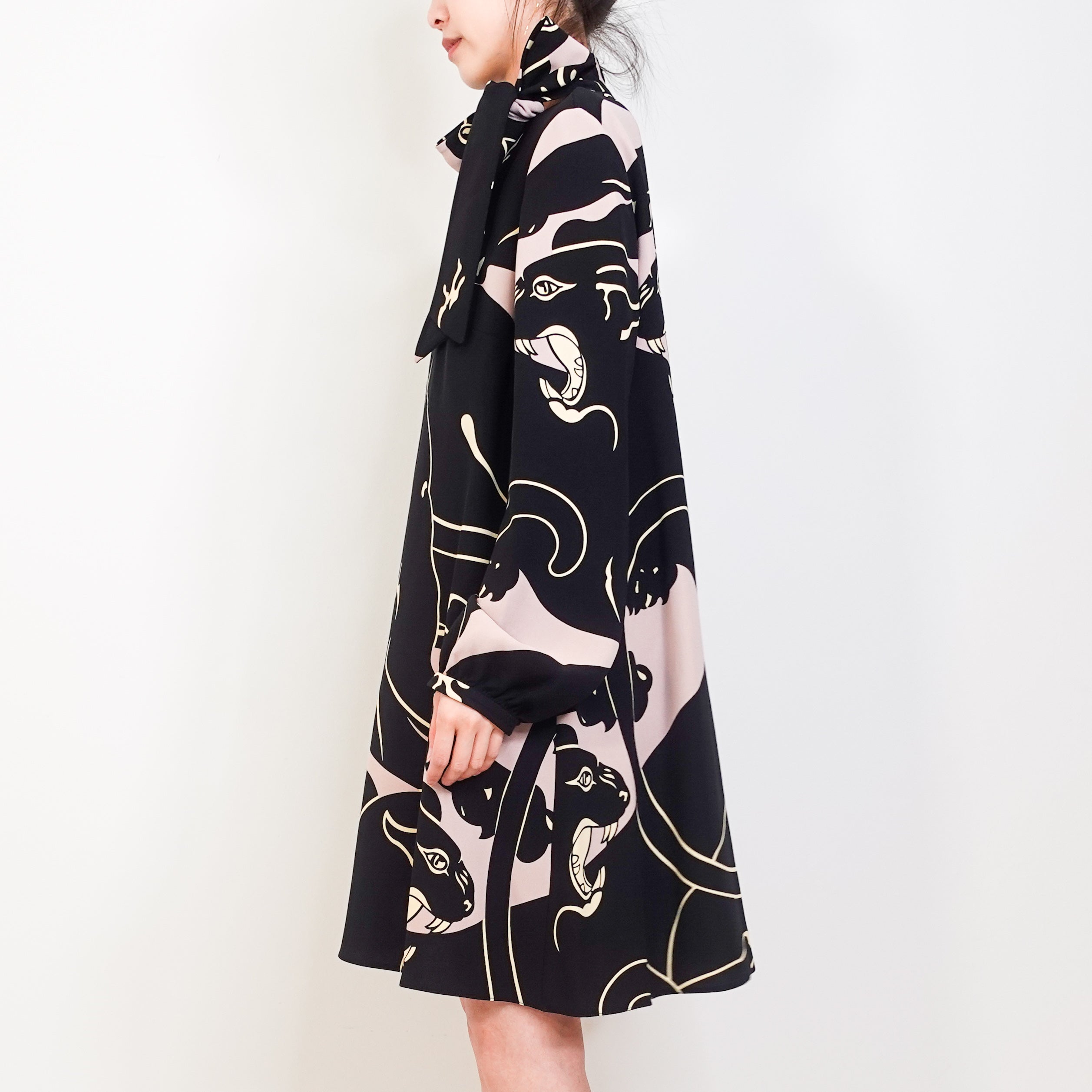 Graphic Silk Midi dress RRP £1800