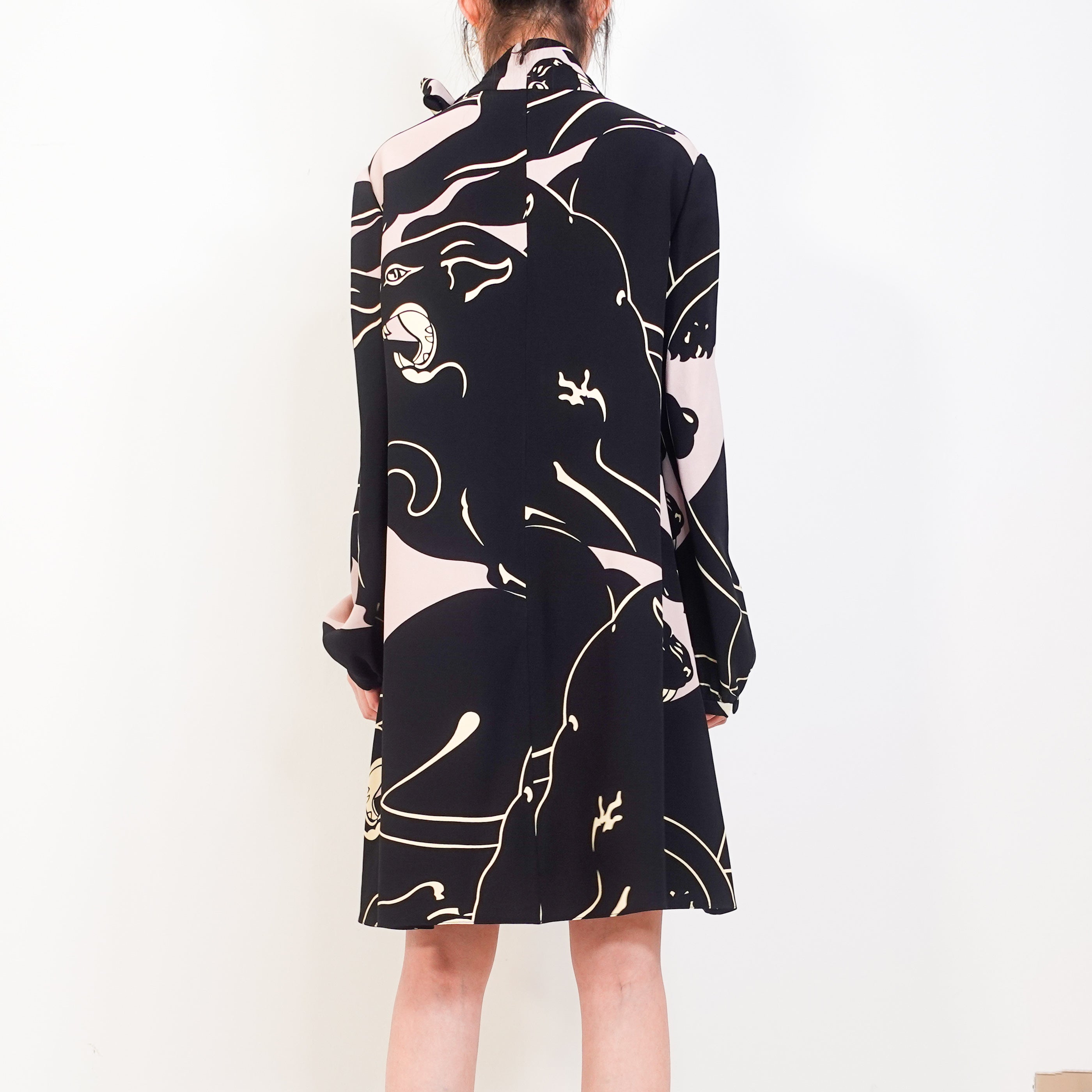 Graphic Silk Midi dress RRP £1800