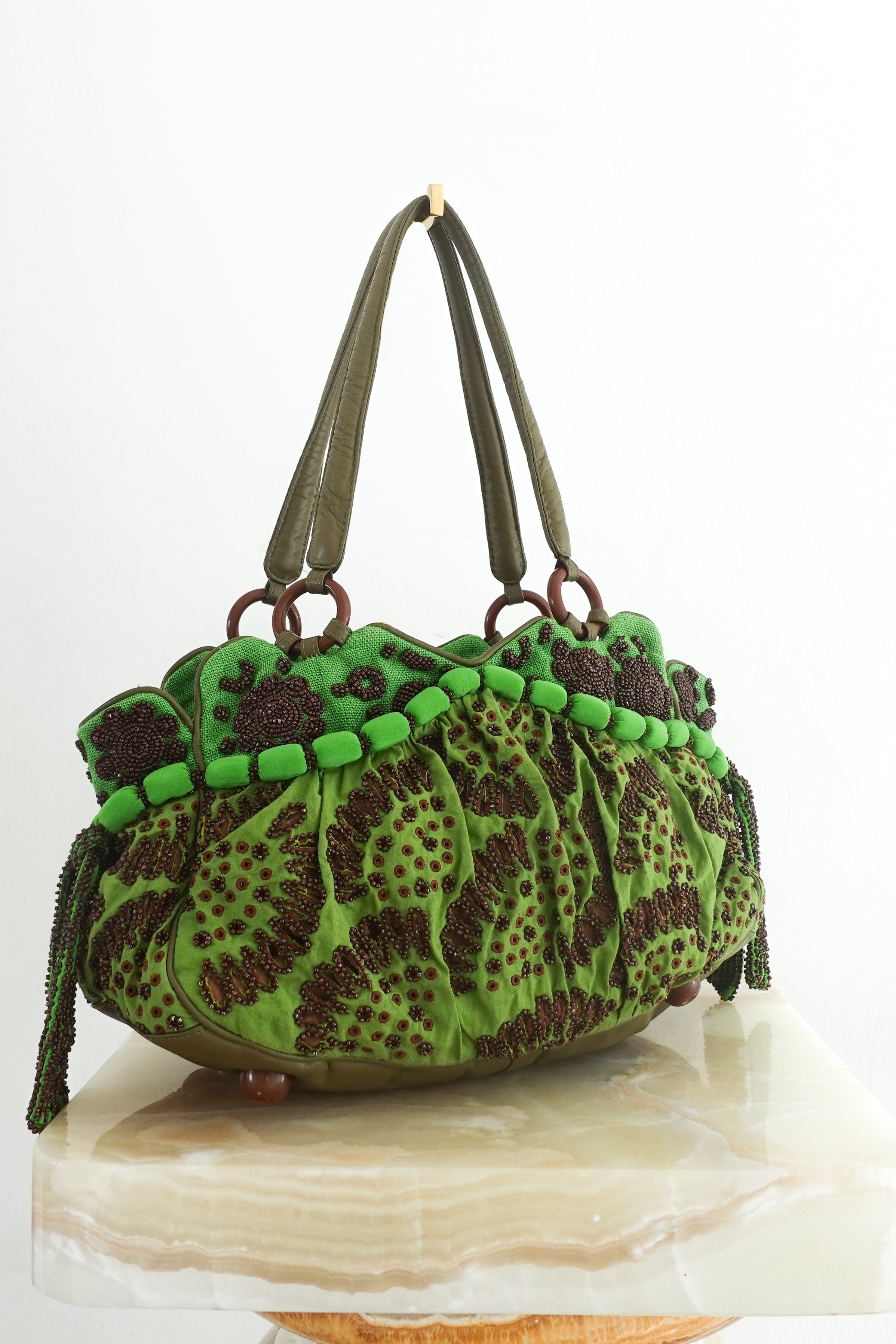 Hand beaded shoulder bag RRP £500