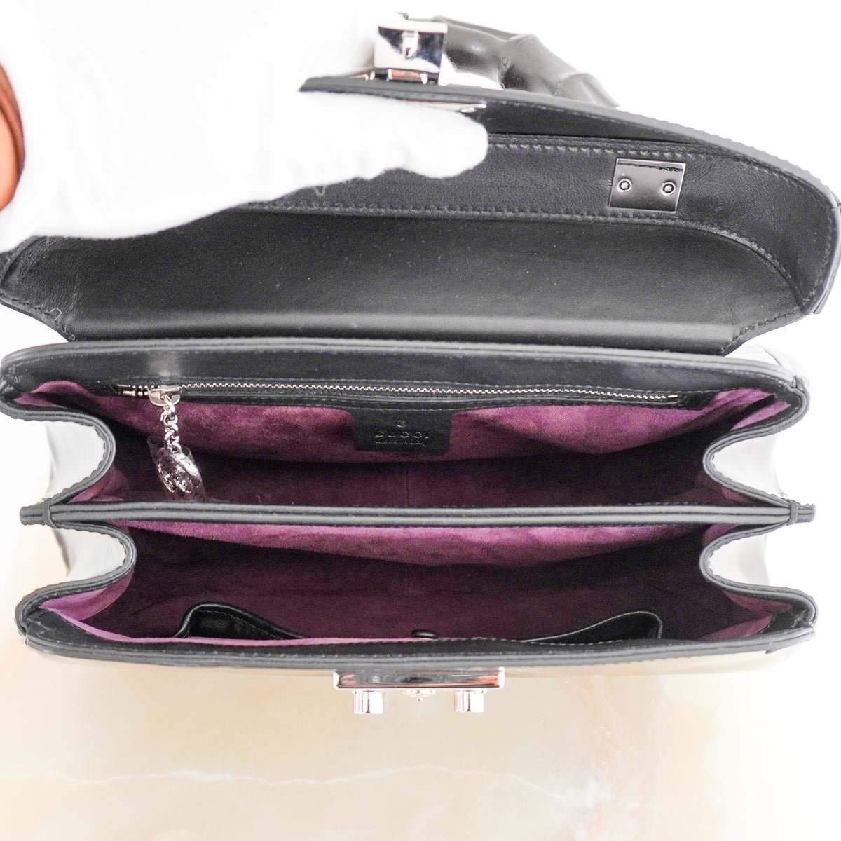 Gucci Medium Lady Lock Bamboo Top Handle Bag (RRP £1500) | Authentic Preloved - Reloved Again