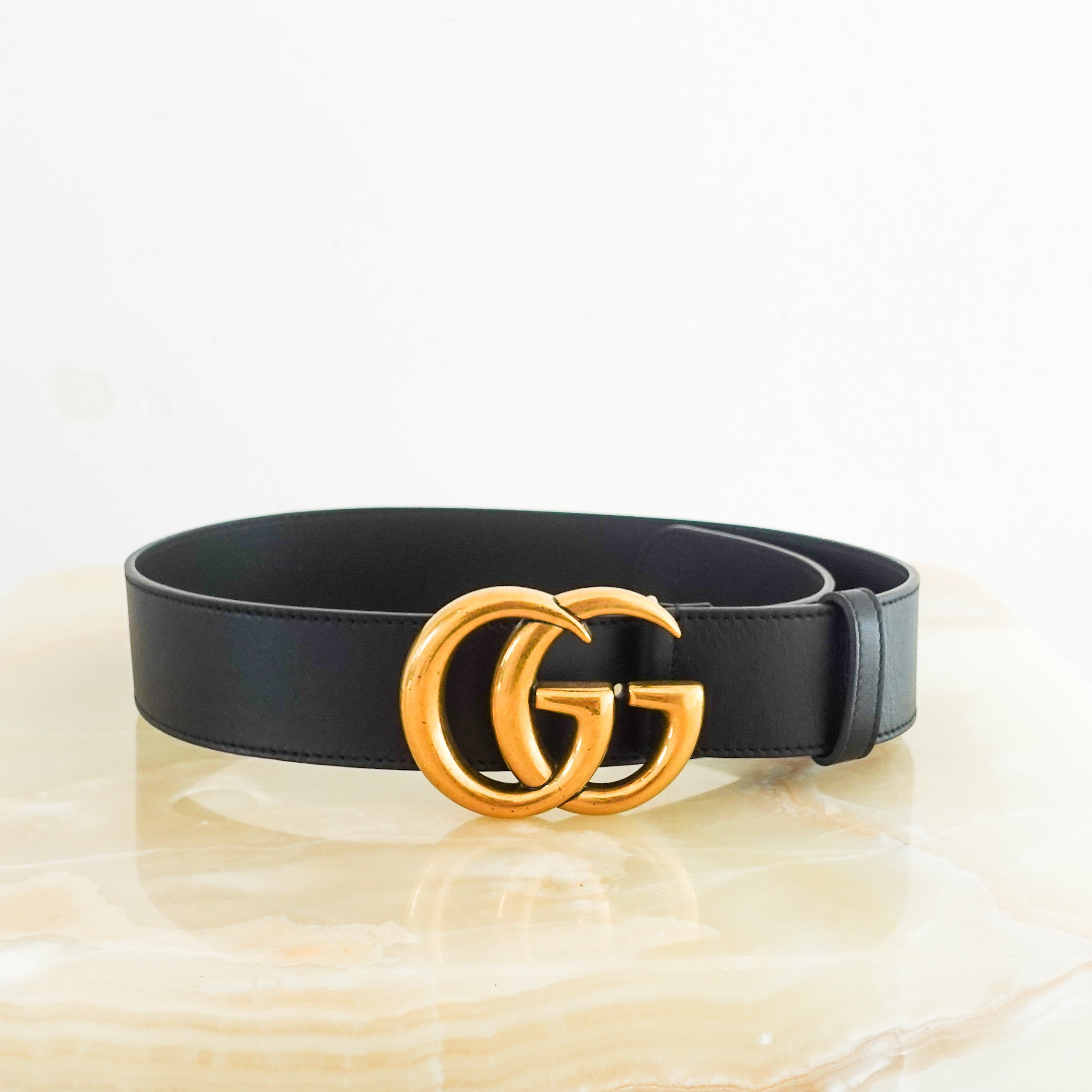 Black Double G belt RRP £400