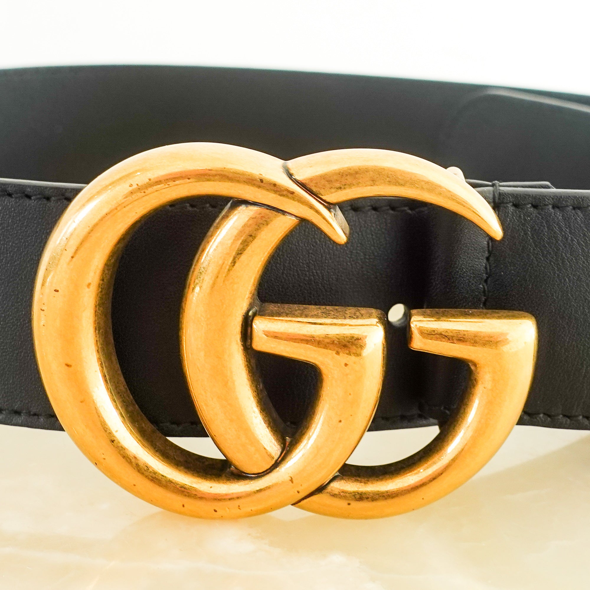 Black Double G belt RRP £400