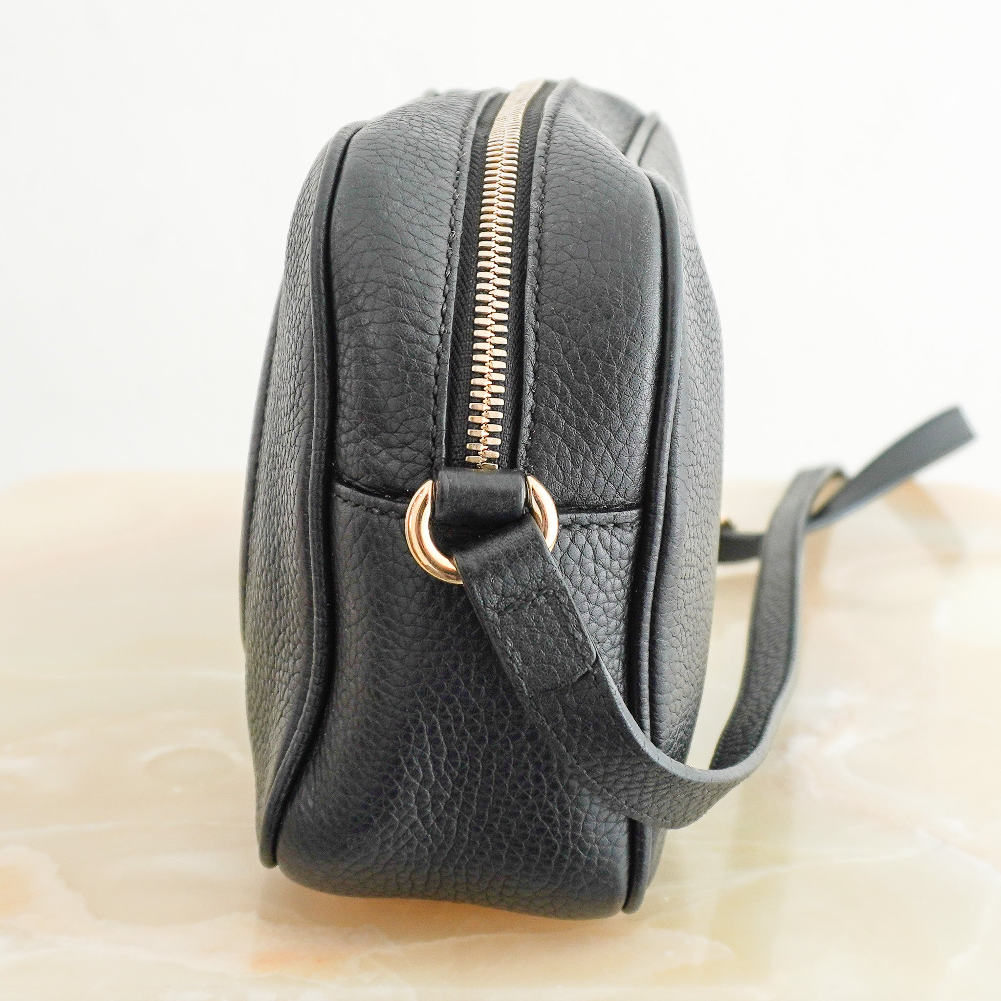 Gucci Soho Disco Crossbody Bag in Black RRP £1,050  | Authentic Preloved