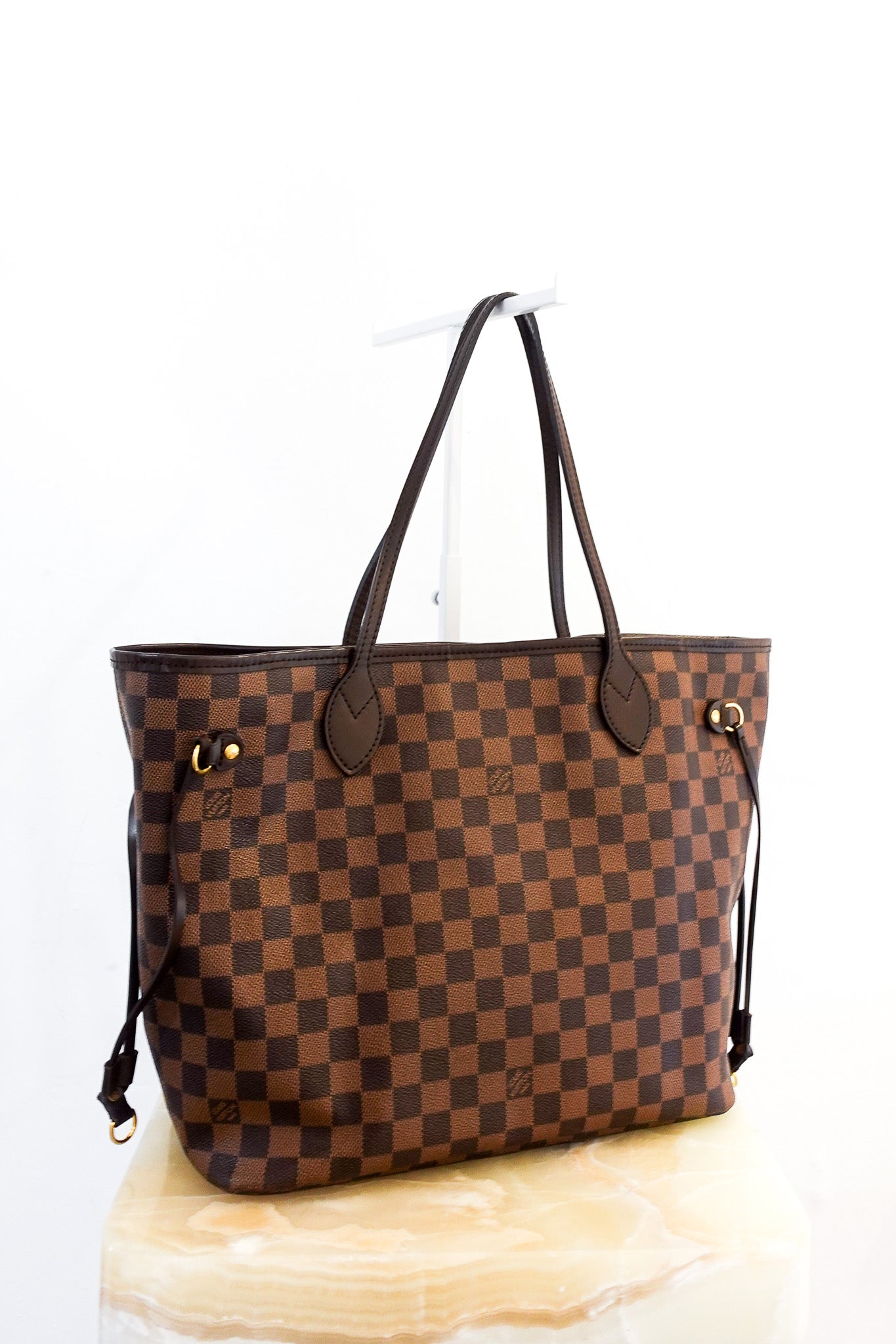 Louis Vuitton Neverfull GM Damier Ebene Canvas Tote Bag RRP £1400 | Authentic Preloved - Reloved Again
