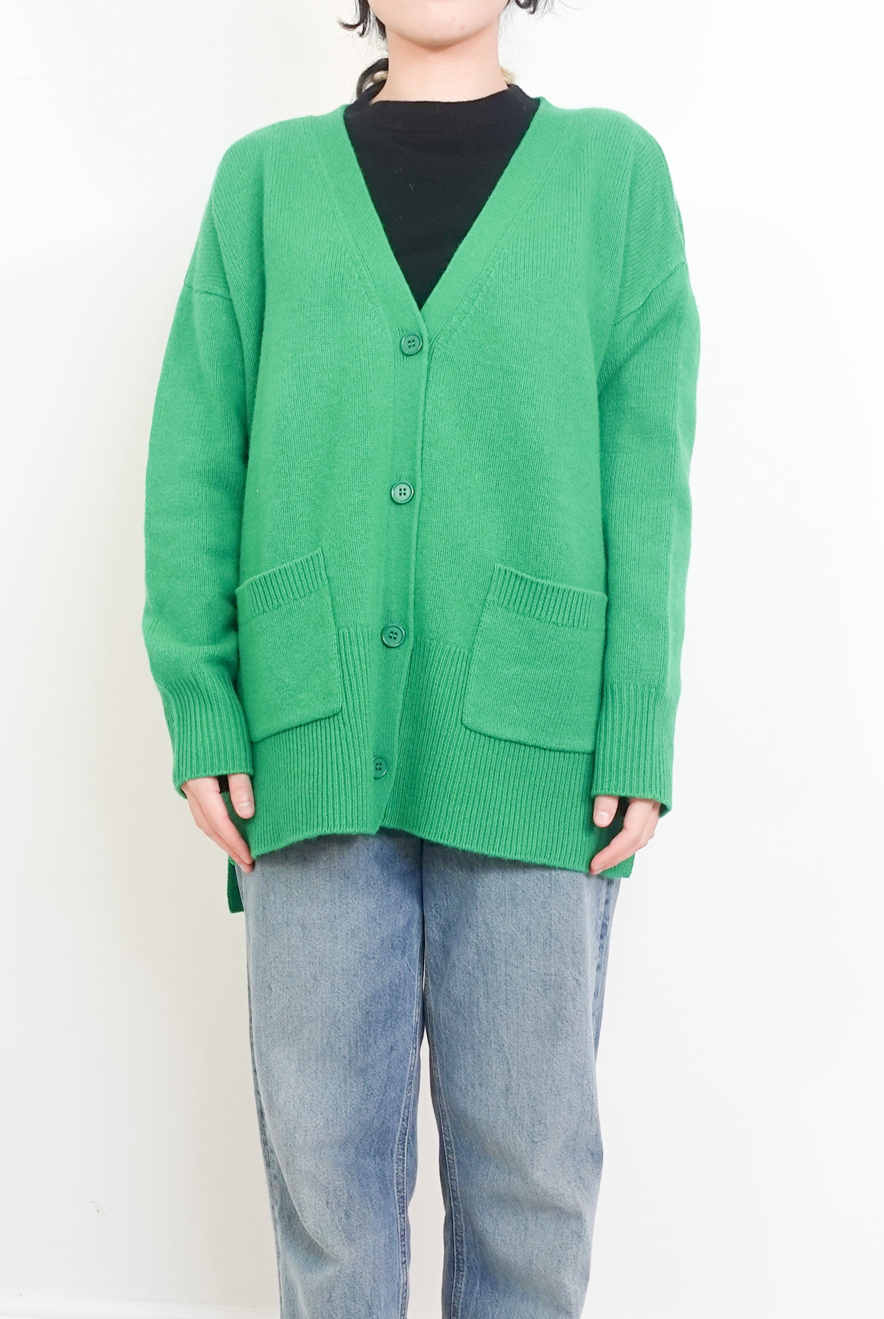 Wool Green cardigan RRP £175