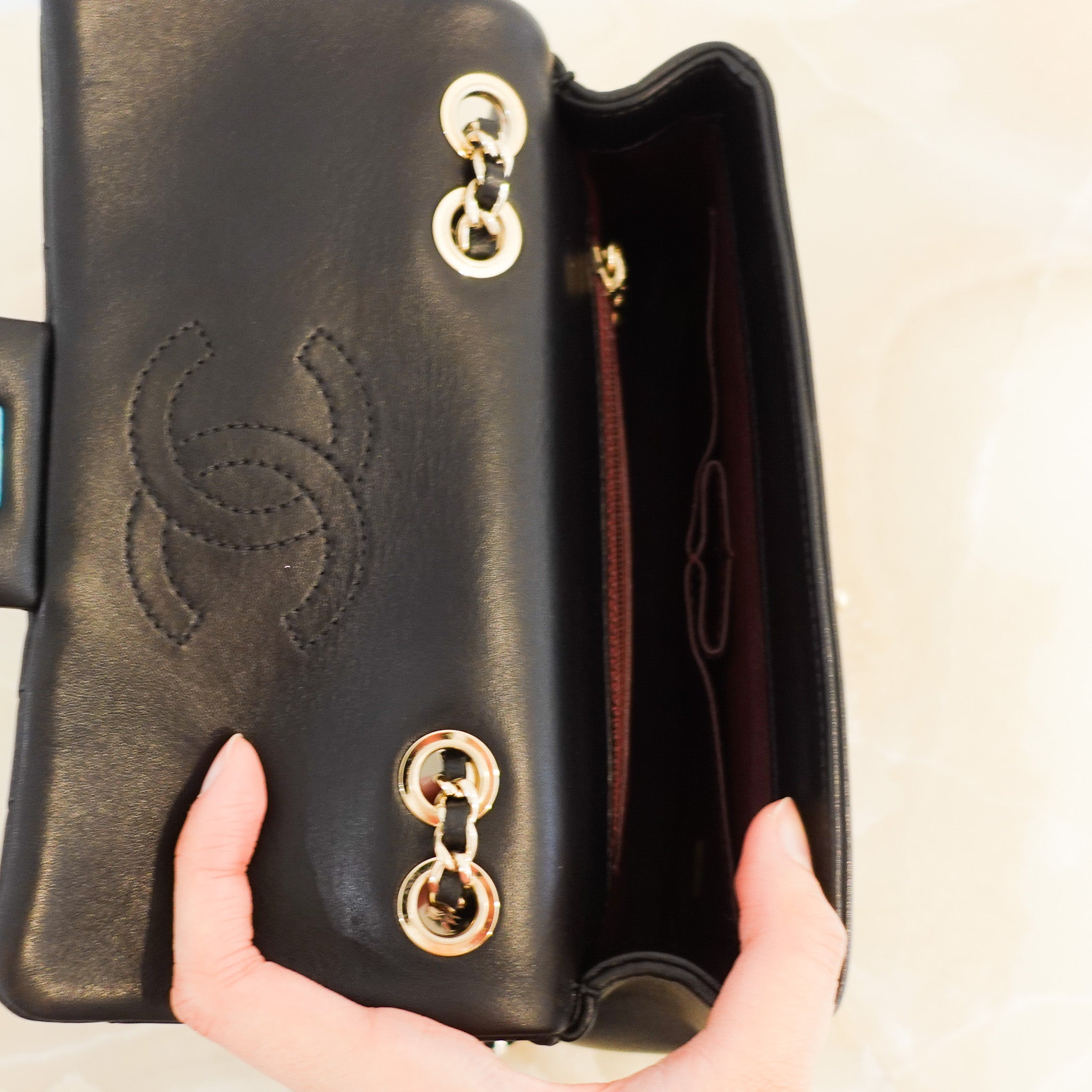 Chanel Chevron Quilted Mini Rectangular Flap RRP £5000 | Authentic Preloved - Reloved Again