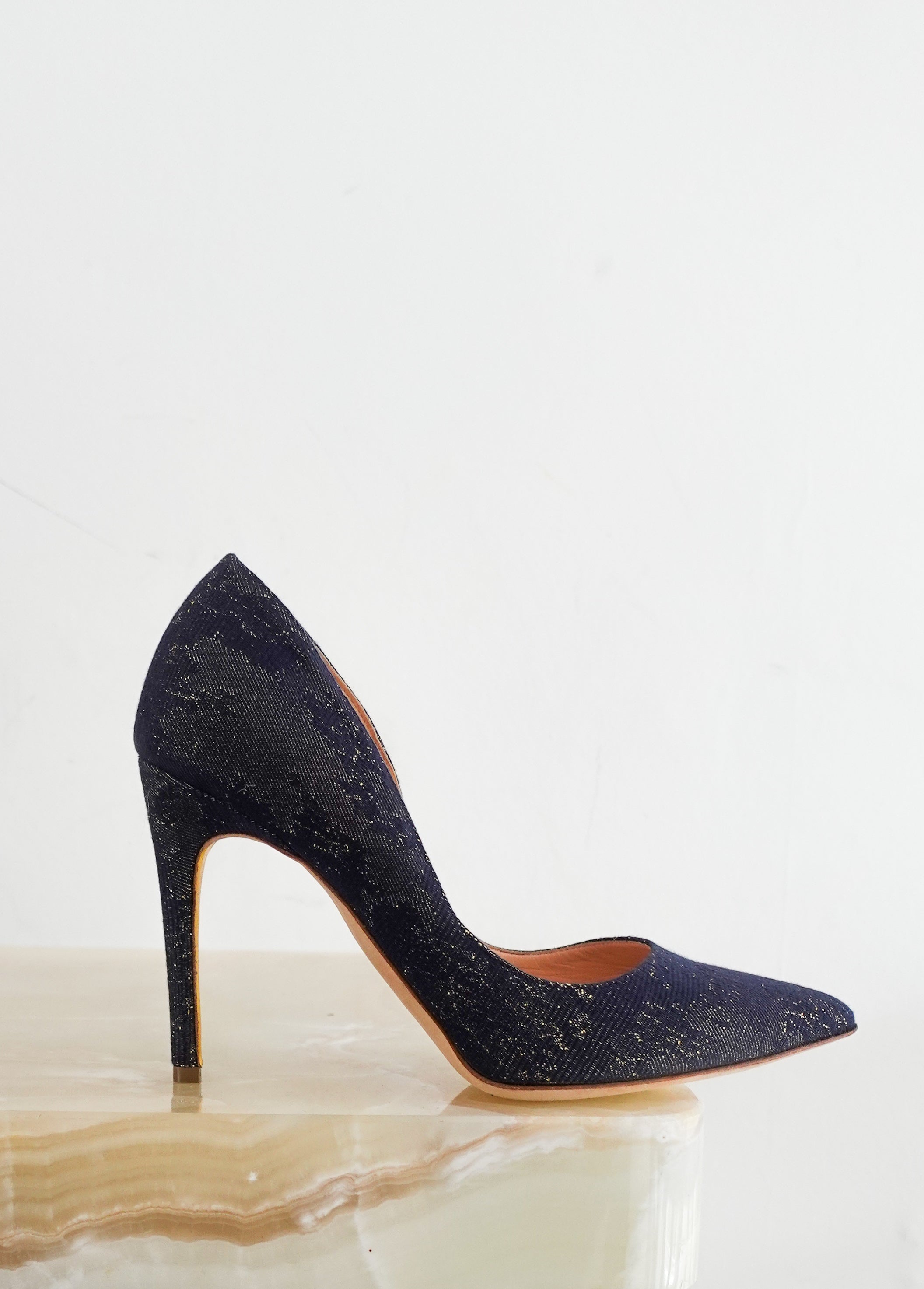 New blue lace heels RRP £600