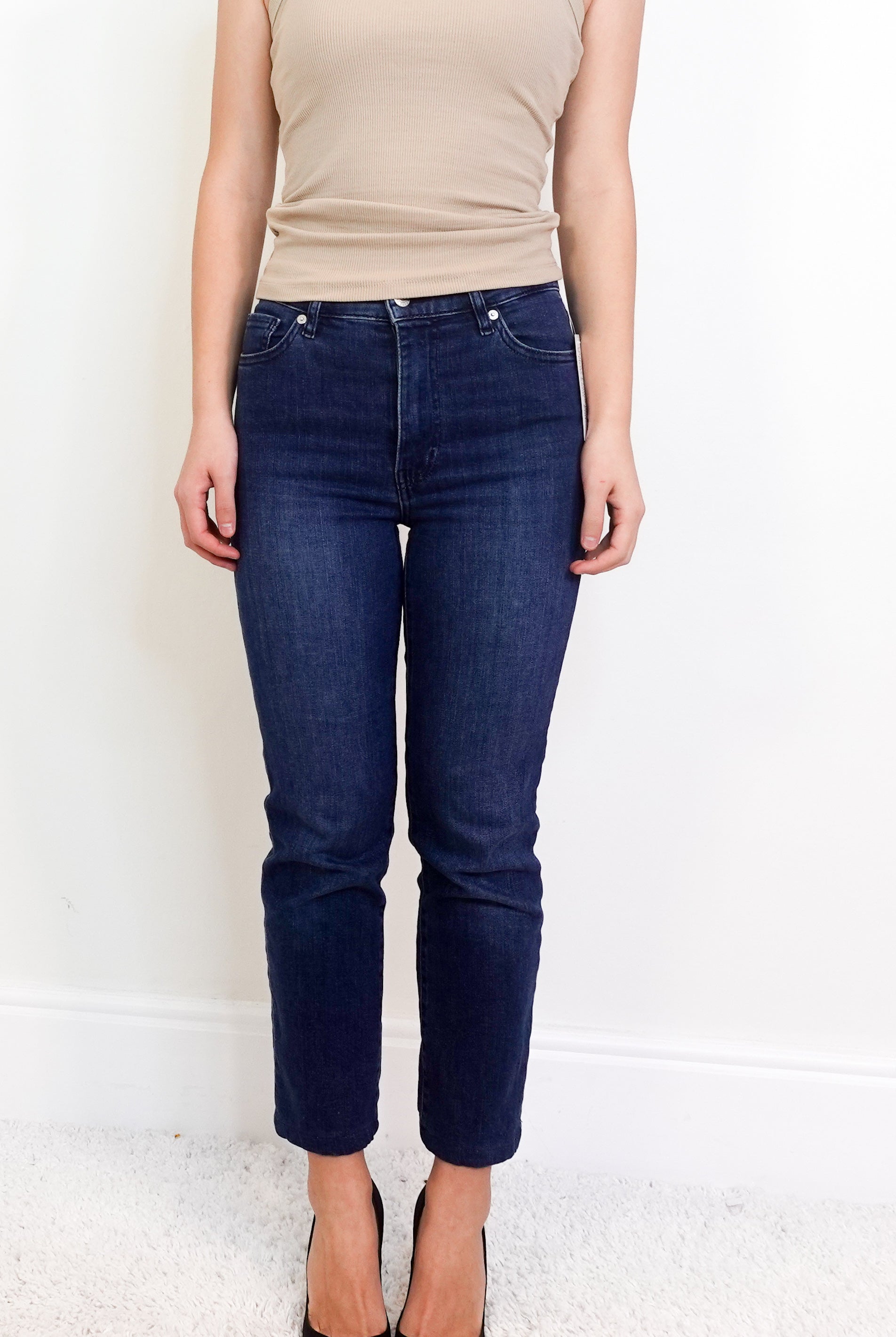 Blue Le Sleek Straight jeans RRP £250