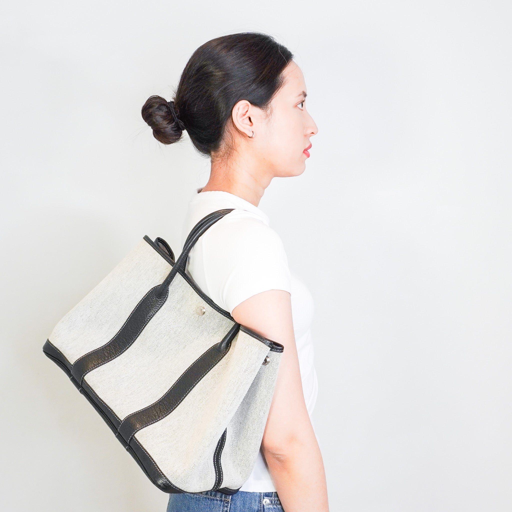 Hermes Garden Party 36 Tote Bag in Black RRP £2500 | Authentic Preloved - Reloved Again